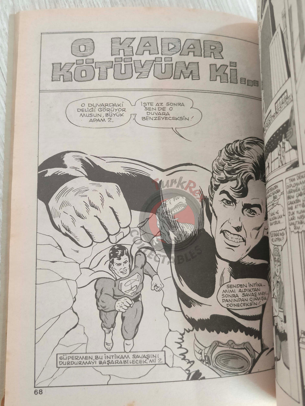 Superman Album #4 Turkish Comic Turkey #384 DC Comics Presents Annual #1