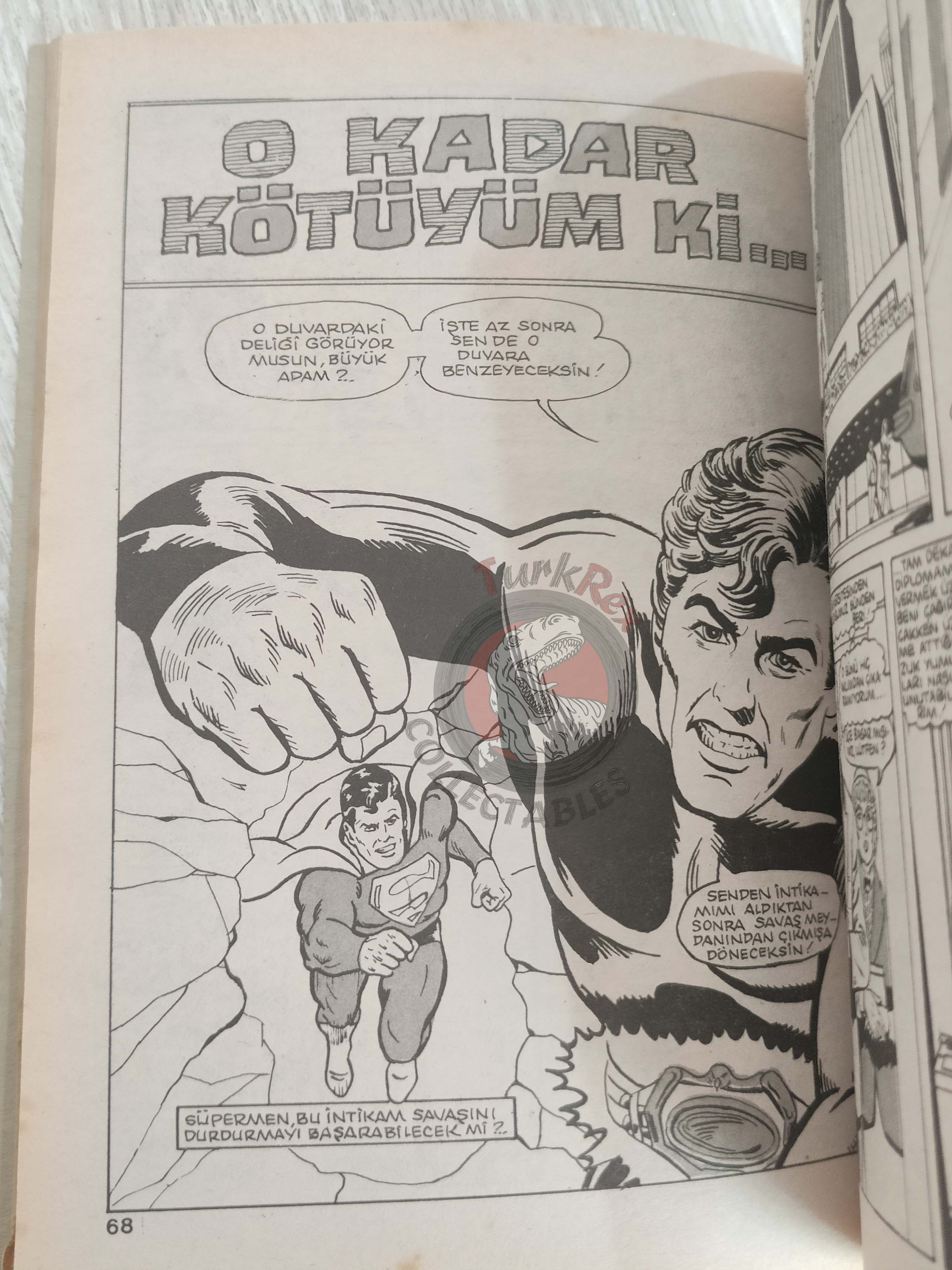 Superman Album #4 Turkish Comic Turkey #384 DC Comics Presents Annual #1