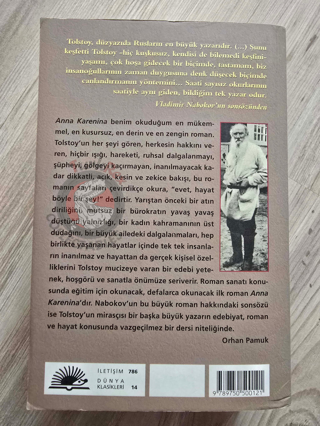 Leo Tolstoy – Anna Karenina 2008 Turkish Book Turkey