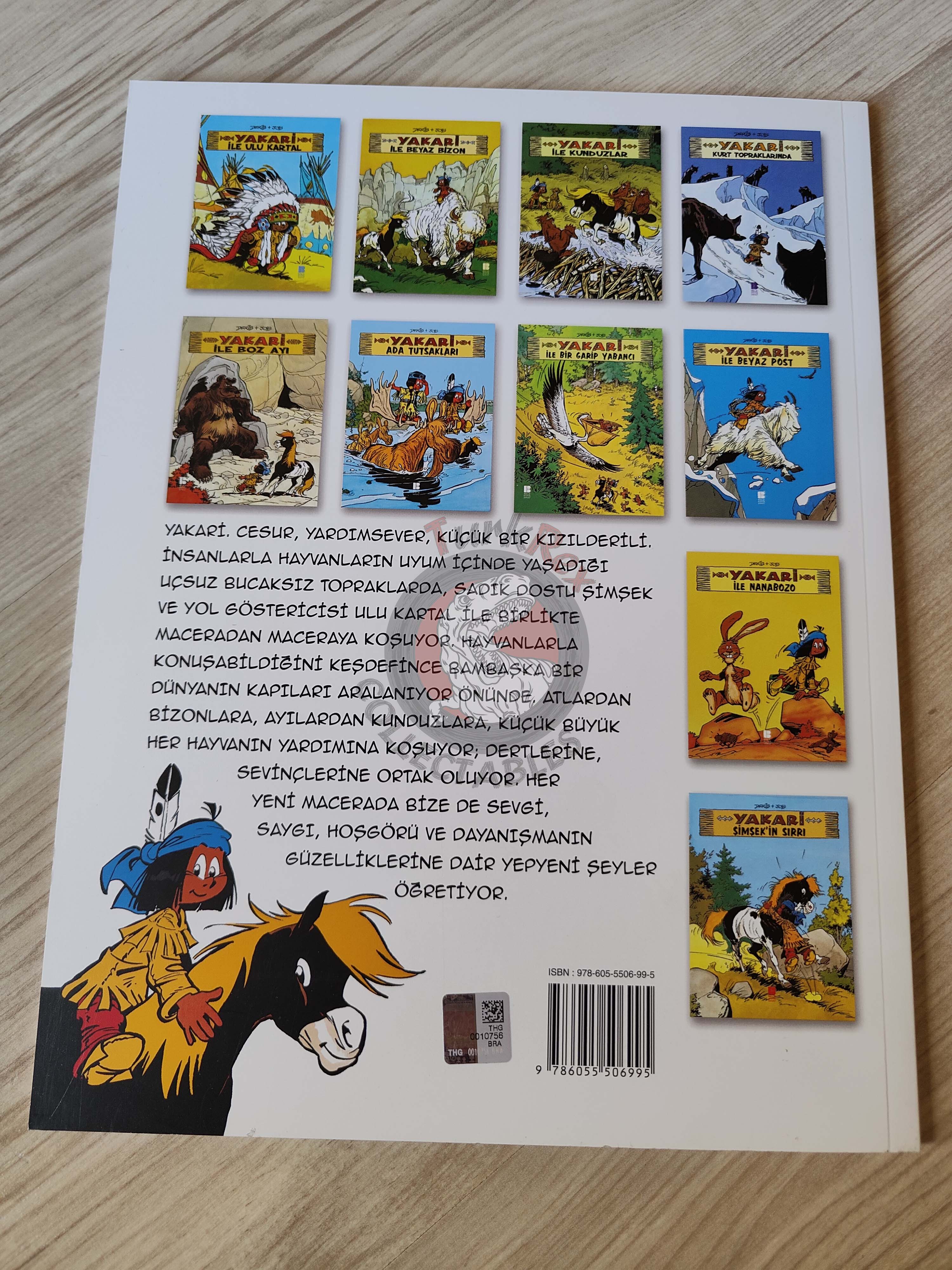 Yakari #7 L'étranger Turkish Comic Turkey Derib + Job