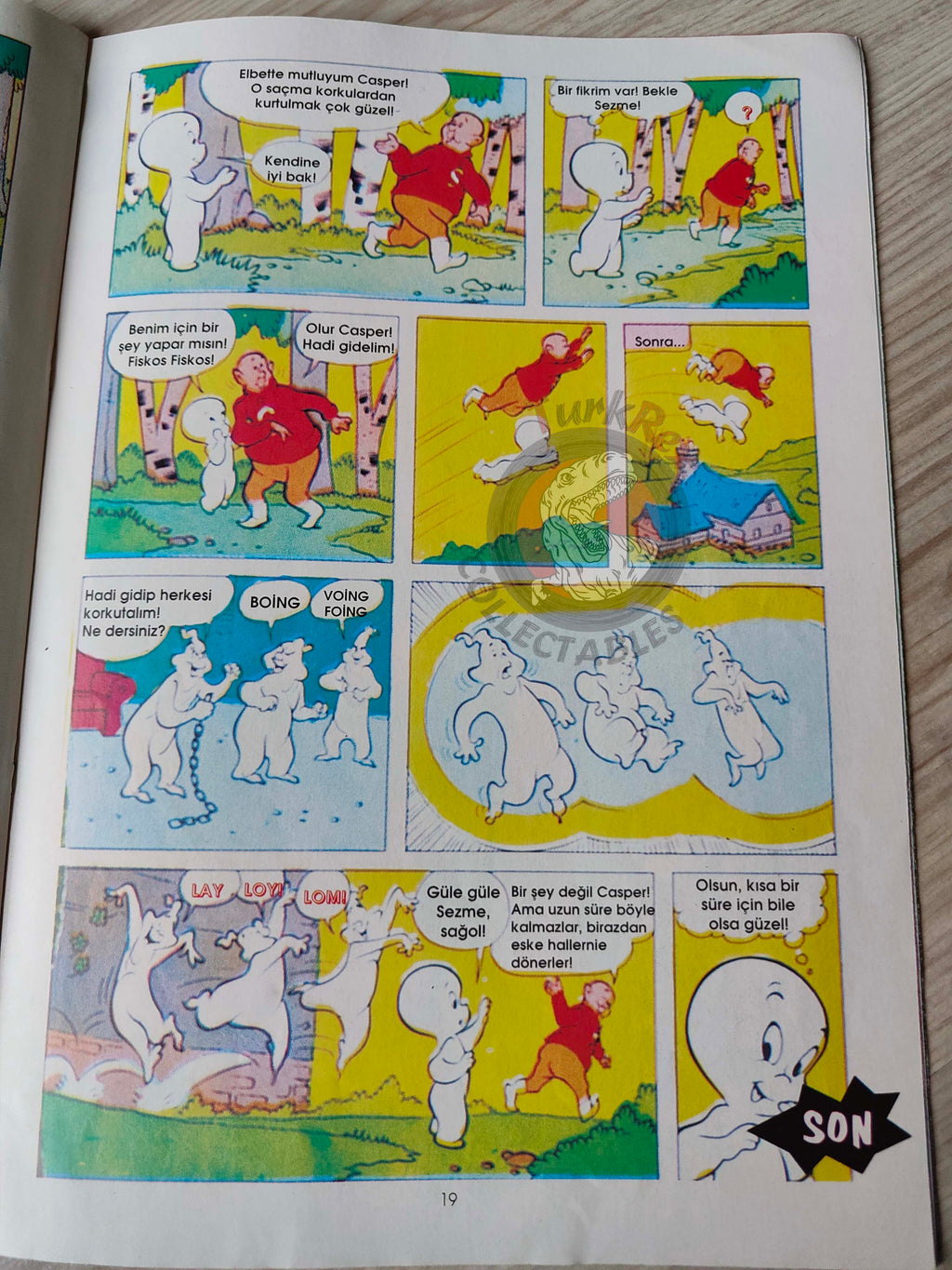 Casper the Friendly Ghost Magazine – Issue #17 1997 Turkish Comic Turkey