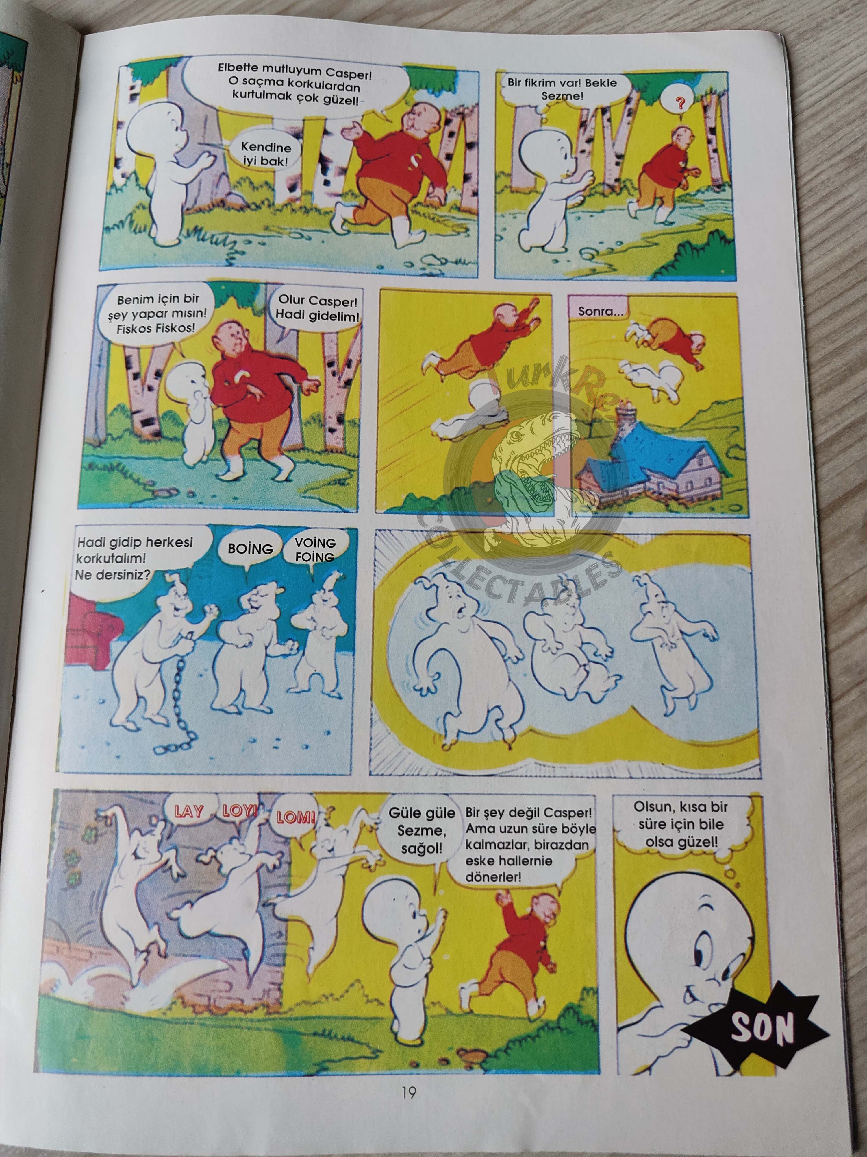 Casper the Friendly Ghost Magazine – Issue #17 1997 Turkish Comic Turkey
