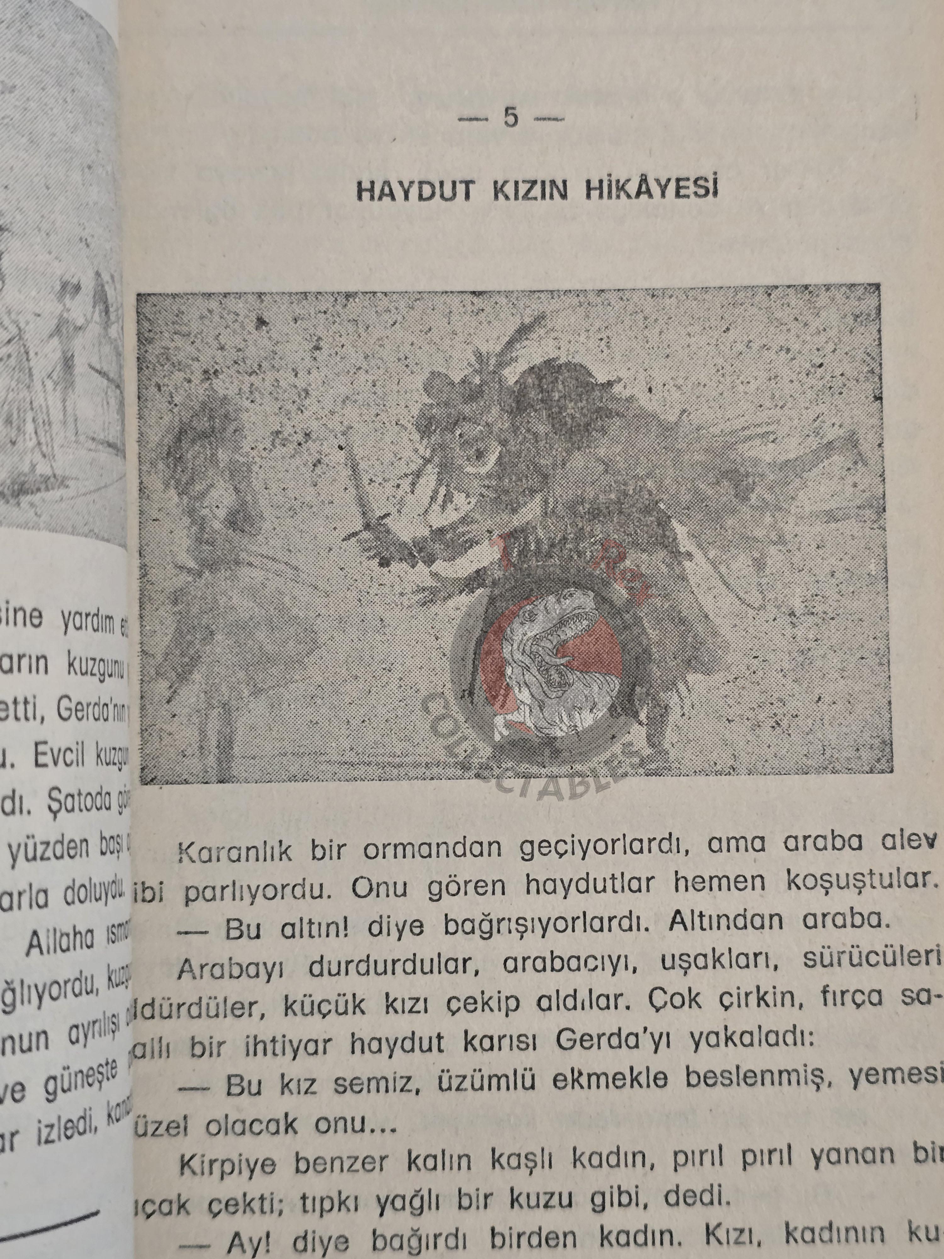 Hans Christian Andersen – The Snow Queen 1977 Turkish Book Turkey Illustrated