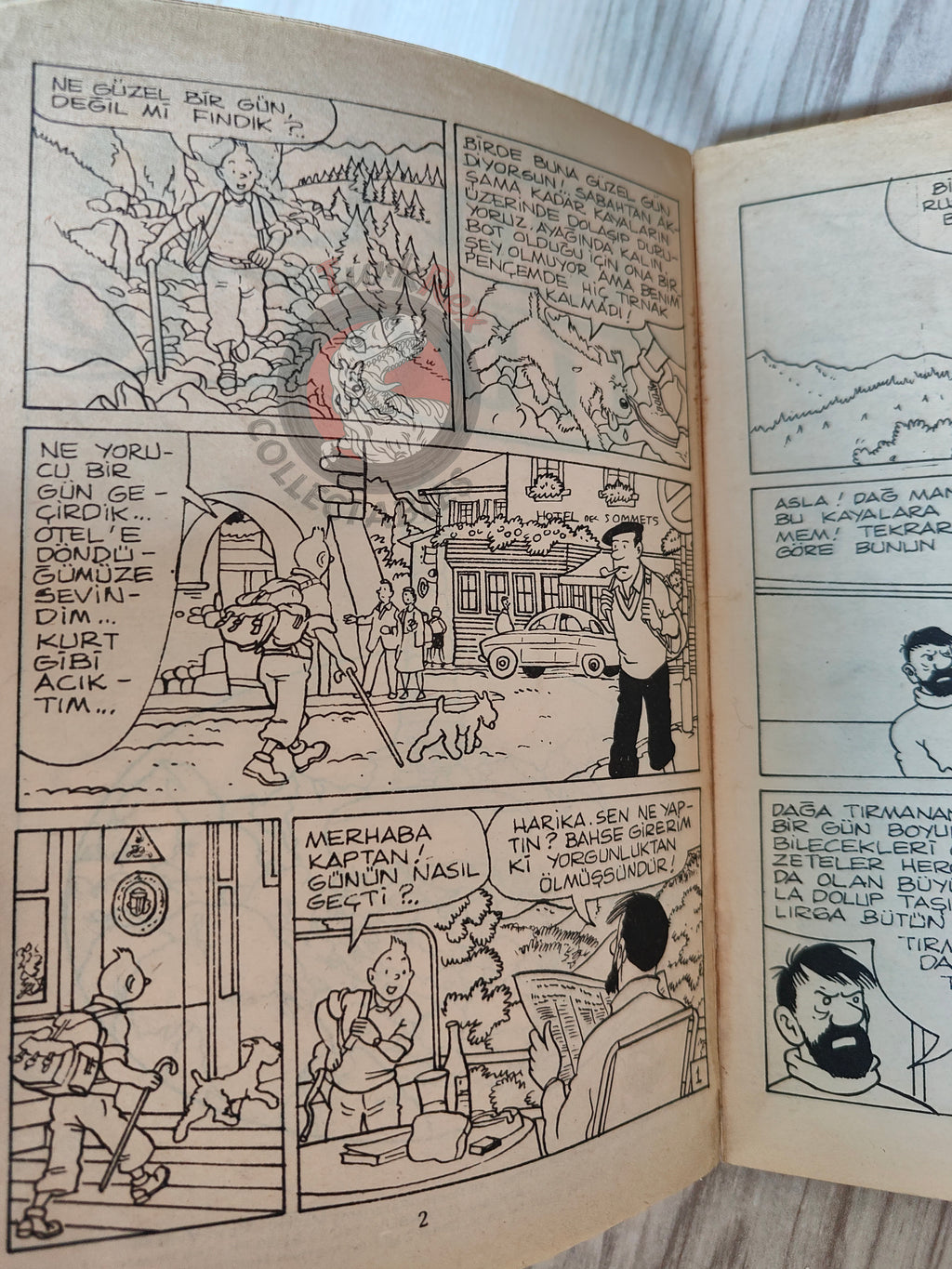Tintin – Tintin in Tibet early 1980s Turkish Edition Comic Turkey