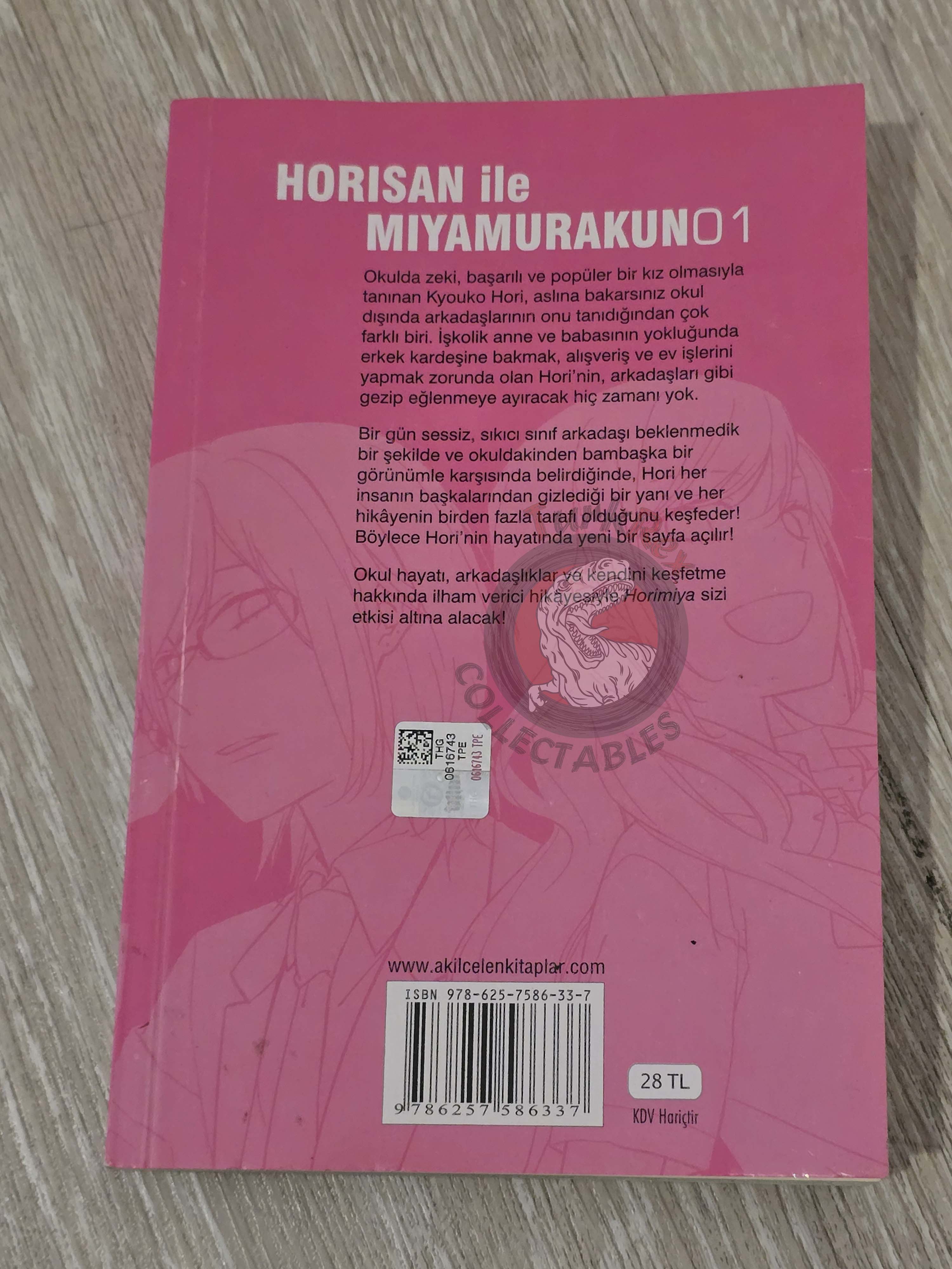 Horimiya Vol #1 Turkish Comic Turkey Manga Daisuke Hagiwara