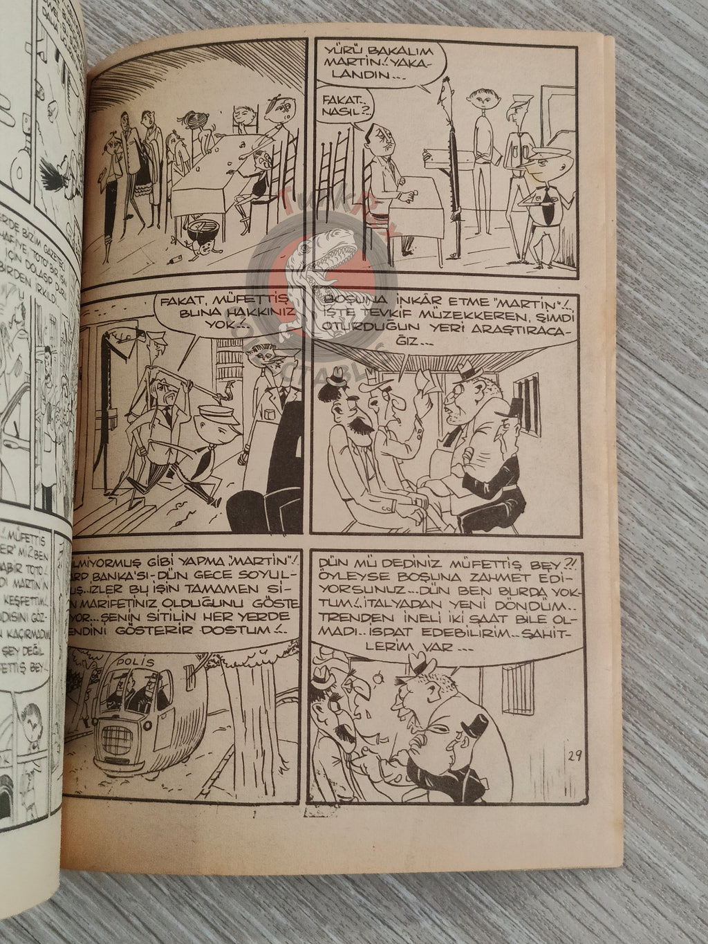 Johan et Pirlouit #5 1979 Turkish Comic Turkey La Pierre de Lune #4