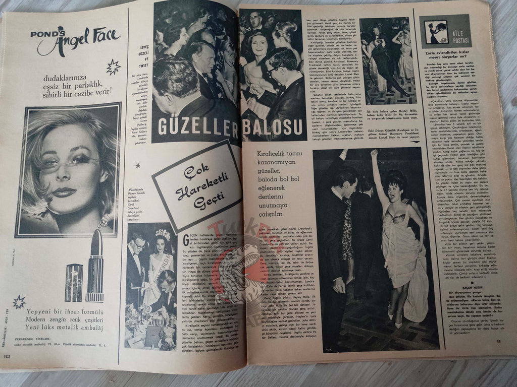 Hayat 1963 Assassination President John F. Kennedy Turkish Mag Turkey USA