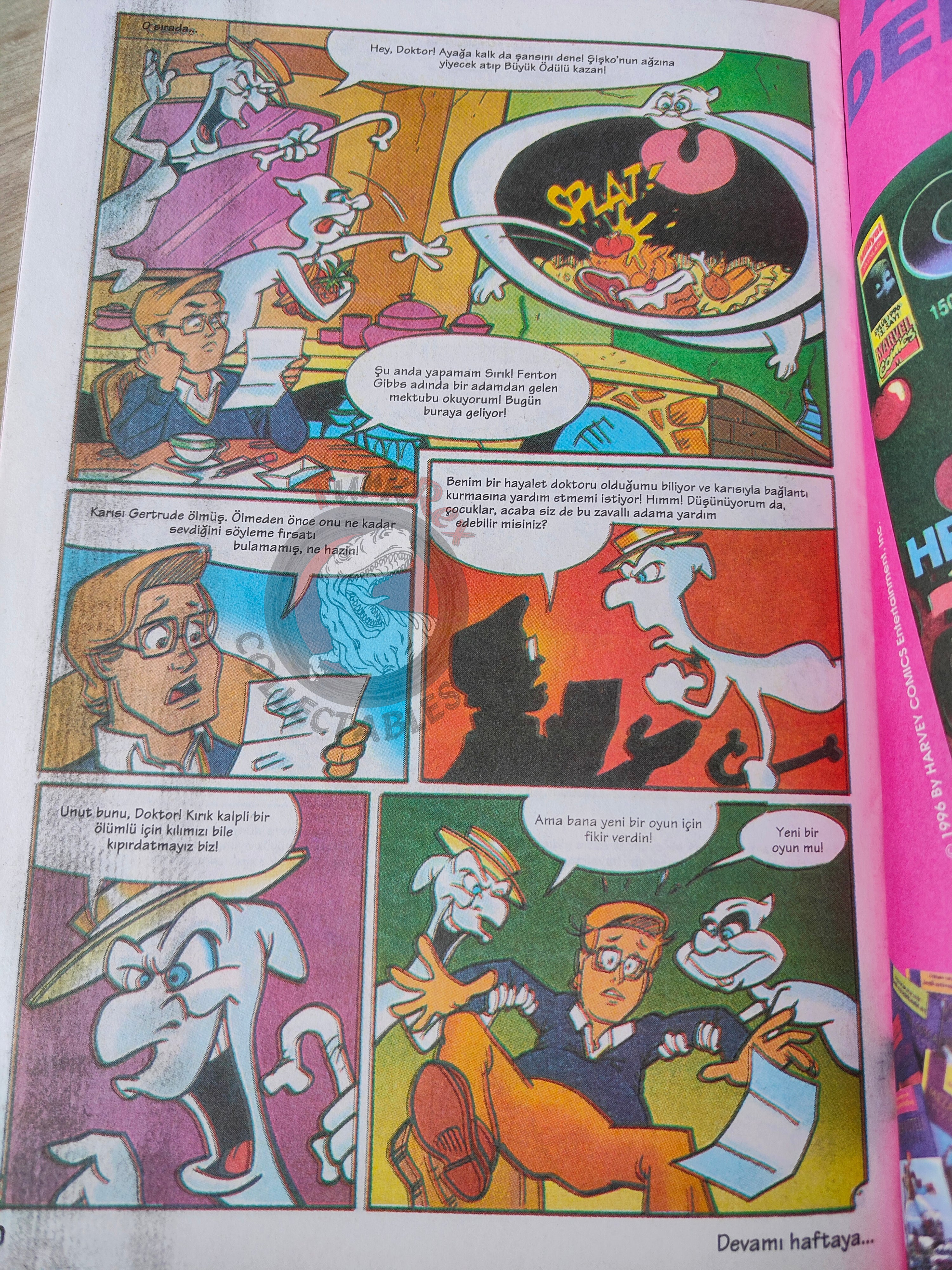 Casper the Friendly Ghost – Issue #4 1996 Turkish Comic Turkey