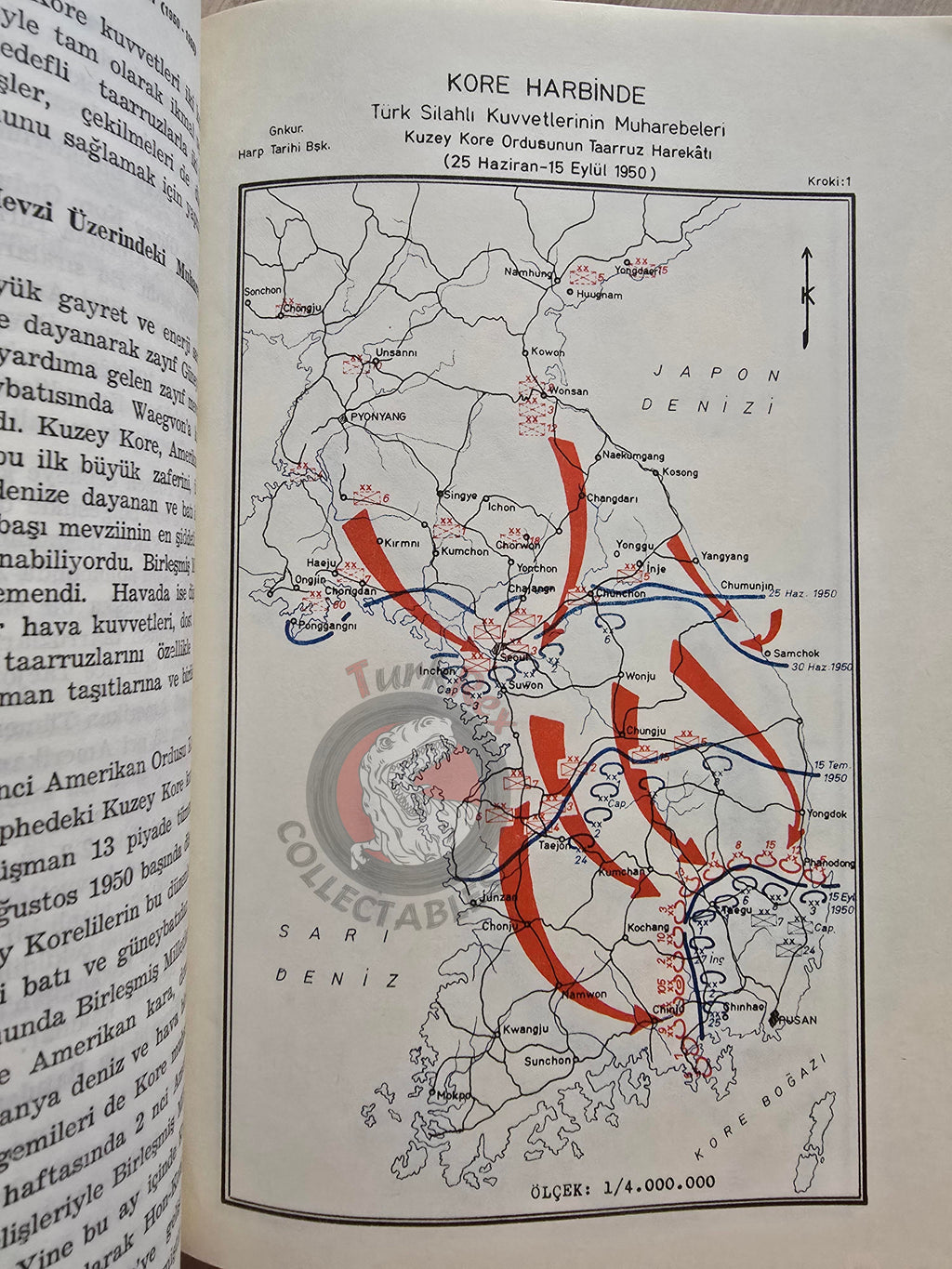 Turkish Armed Forces Operations in the Korean War 1950–1953 Turkey Book 1975 with Maps