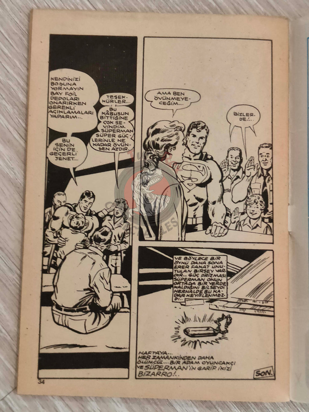 Superman #13 1980 Turkish Comic Turkey #304