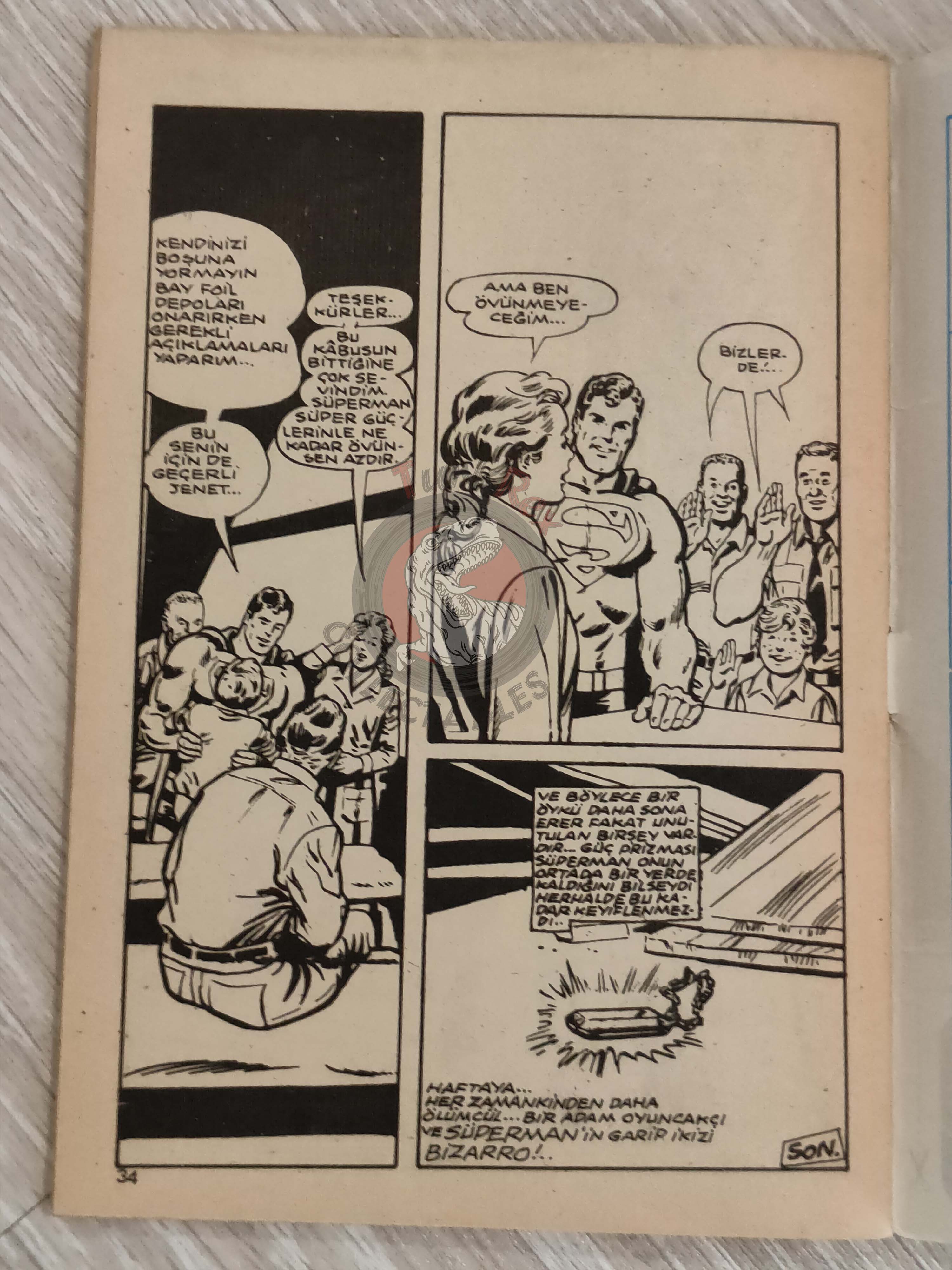 Superman #13 1980 Turkish Comic Turkey #304
