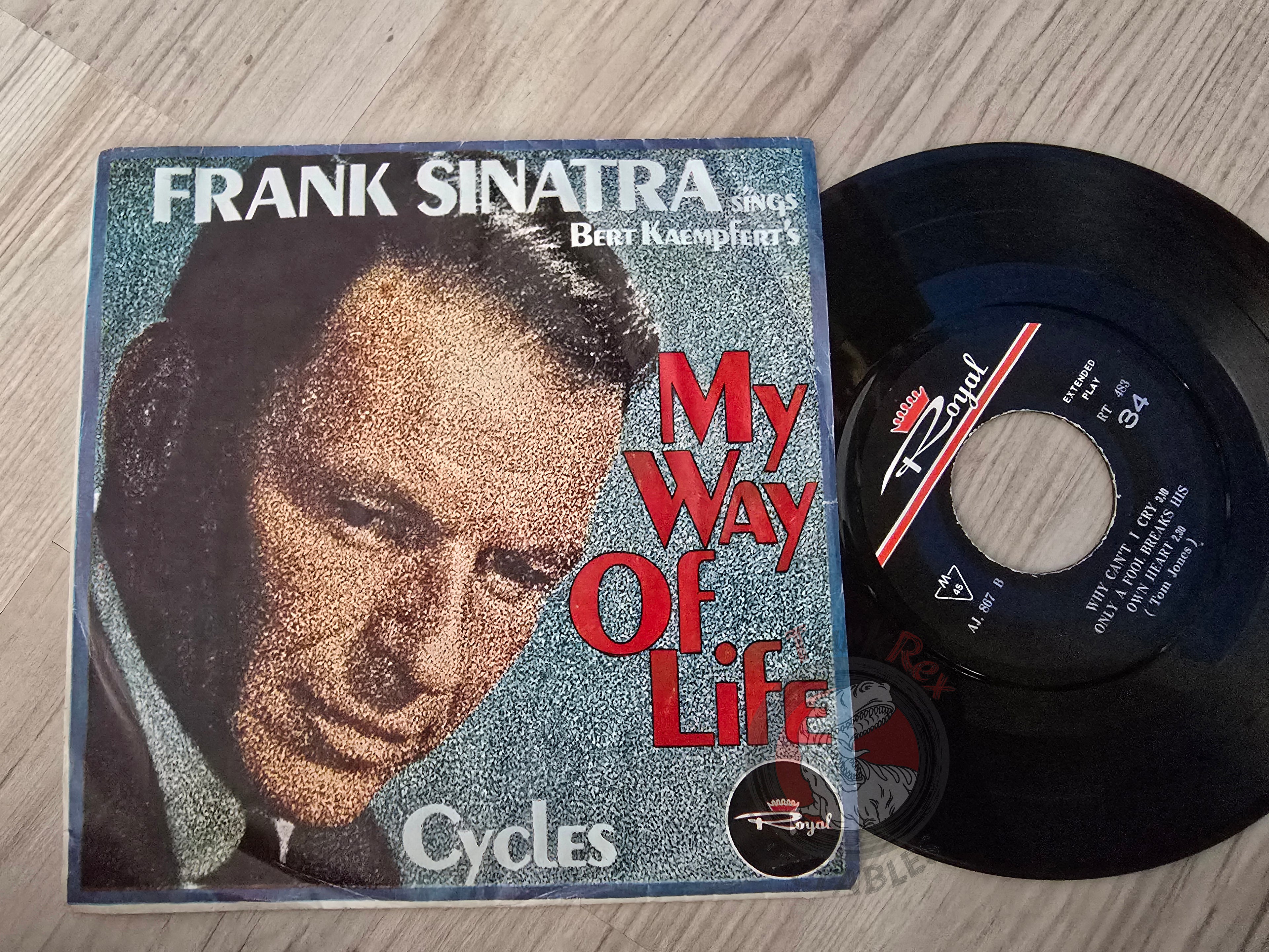 Frank Sinatra / Tom Jones – My Way Of Life 7" Iran Pressing Vinyl Iranian Edition