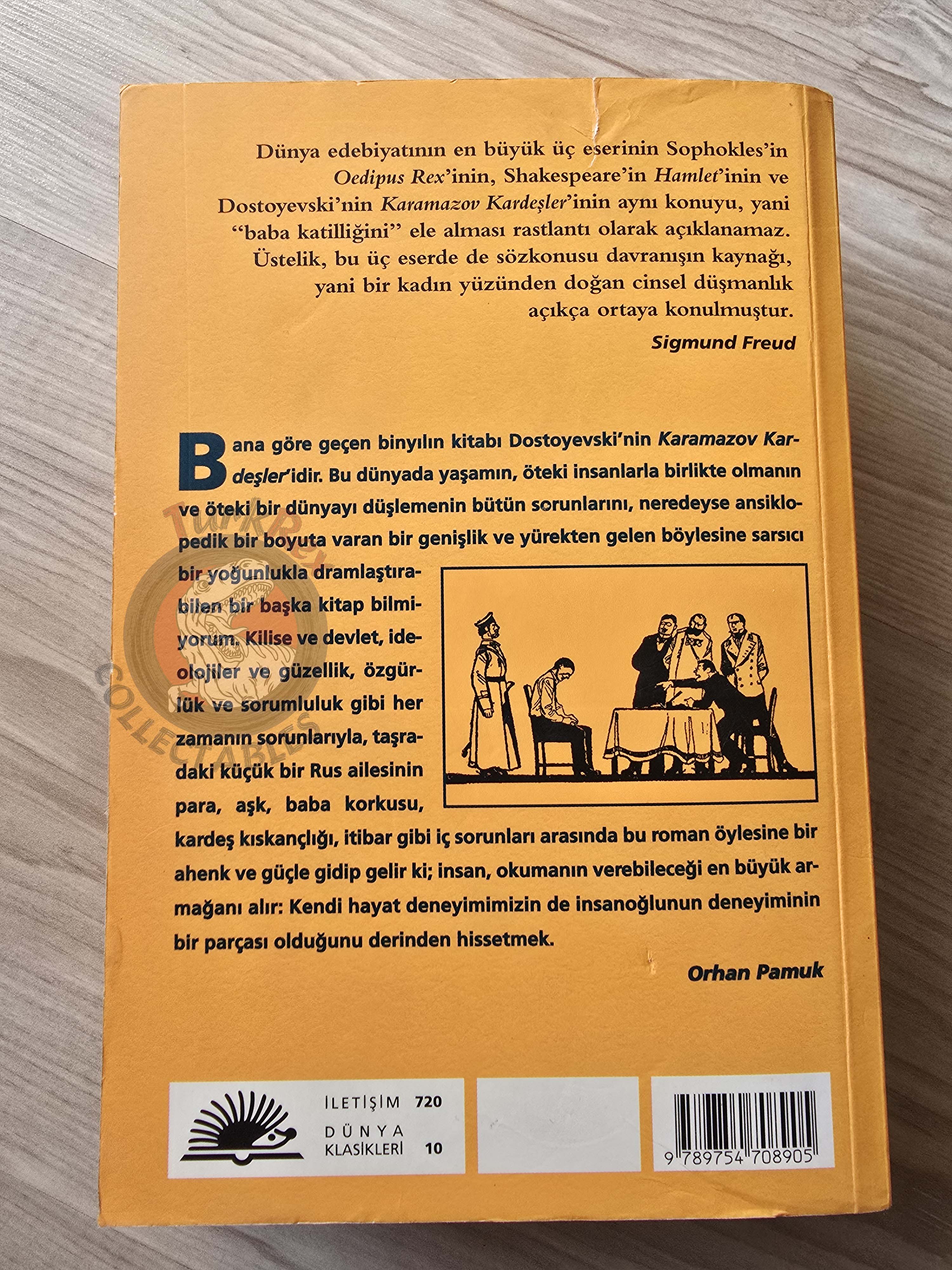 Fyodor Dostoyevsky – The Brothers Karamazov 2007 Turkish Book Turkey