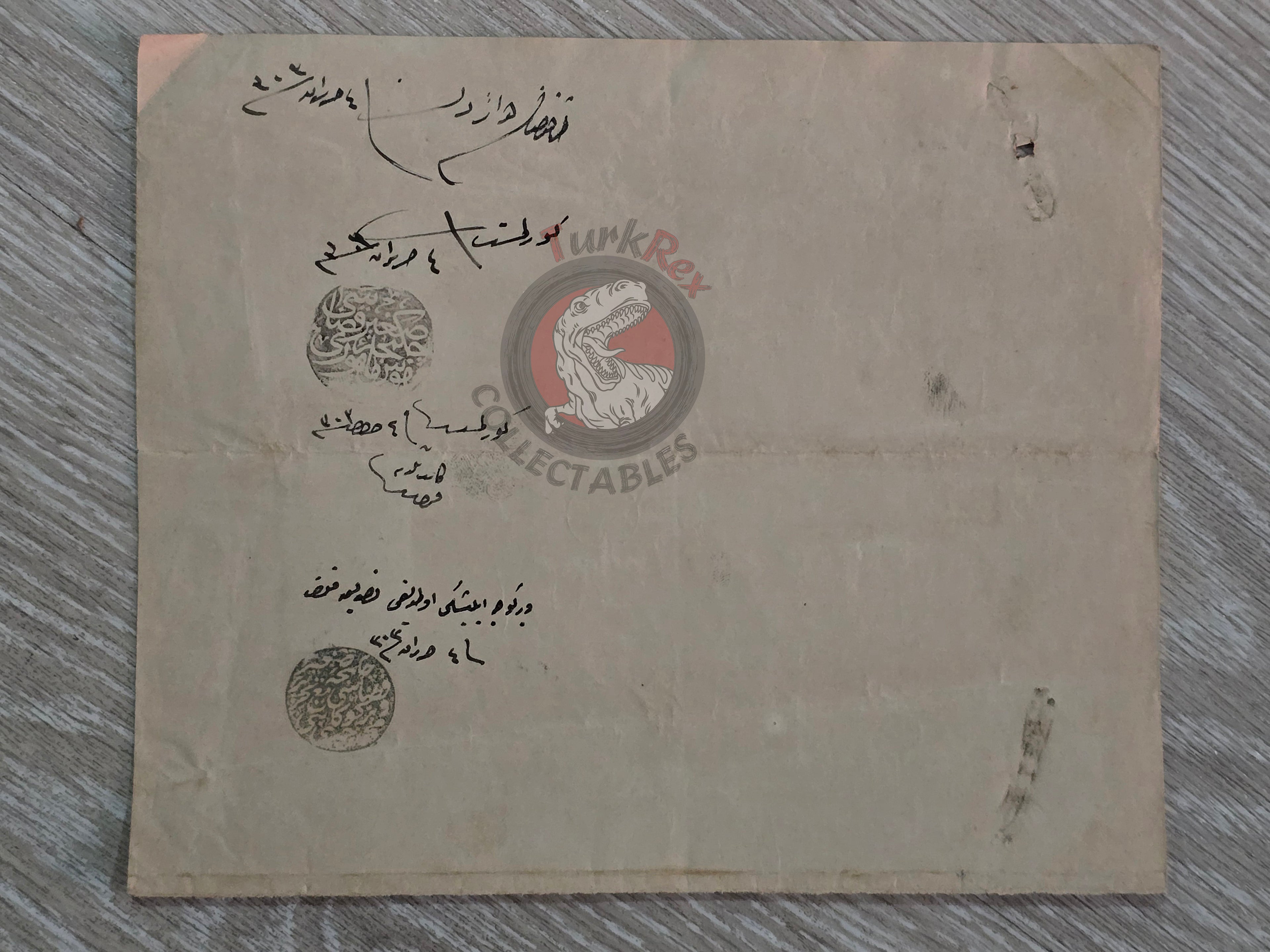 Ottoman Land Sale Document 1887 Makri Village Istanbul Dadian Family Armenian Armenia
