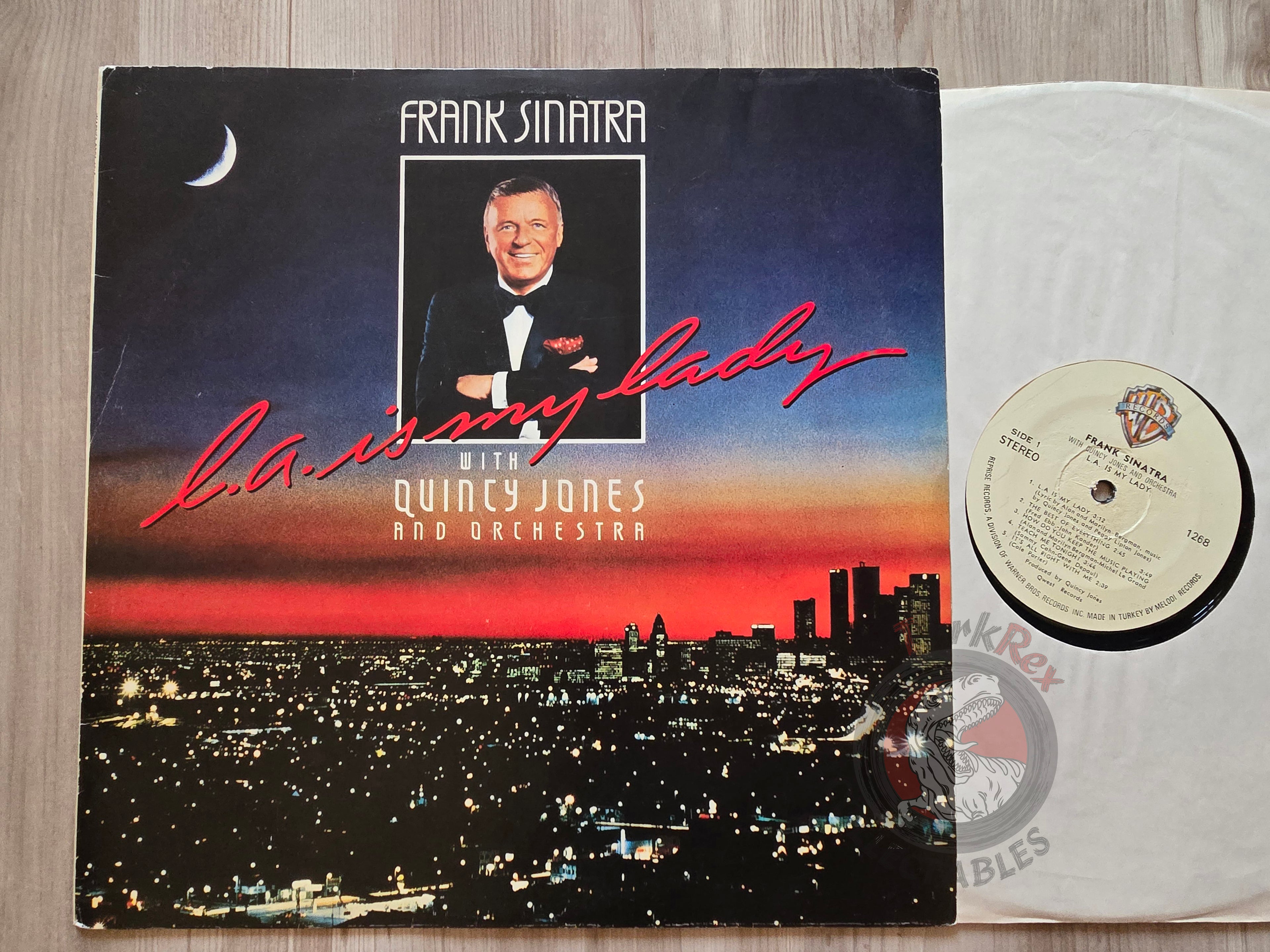 Frank Sinatra With Quincy Jones And Orchestra – L.A. Is My Lady  Turkish Pressing Vinyl Turkey Edition