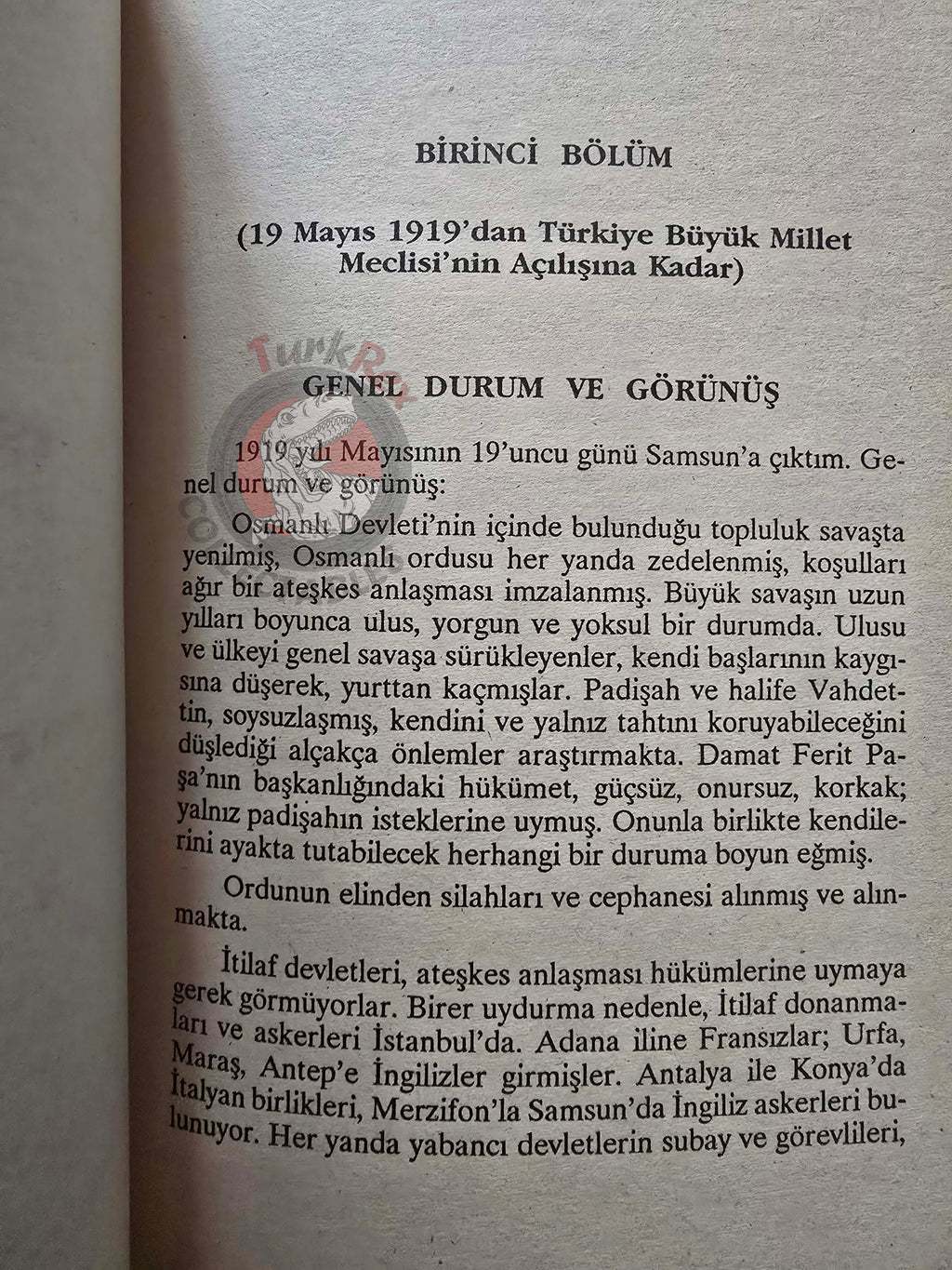 Mustafa Kemal Atatürk – Nutuk The Speech 1991 Turkish Book Turkey