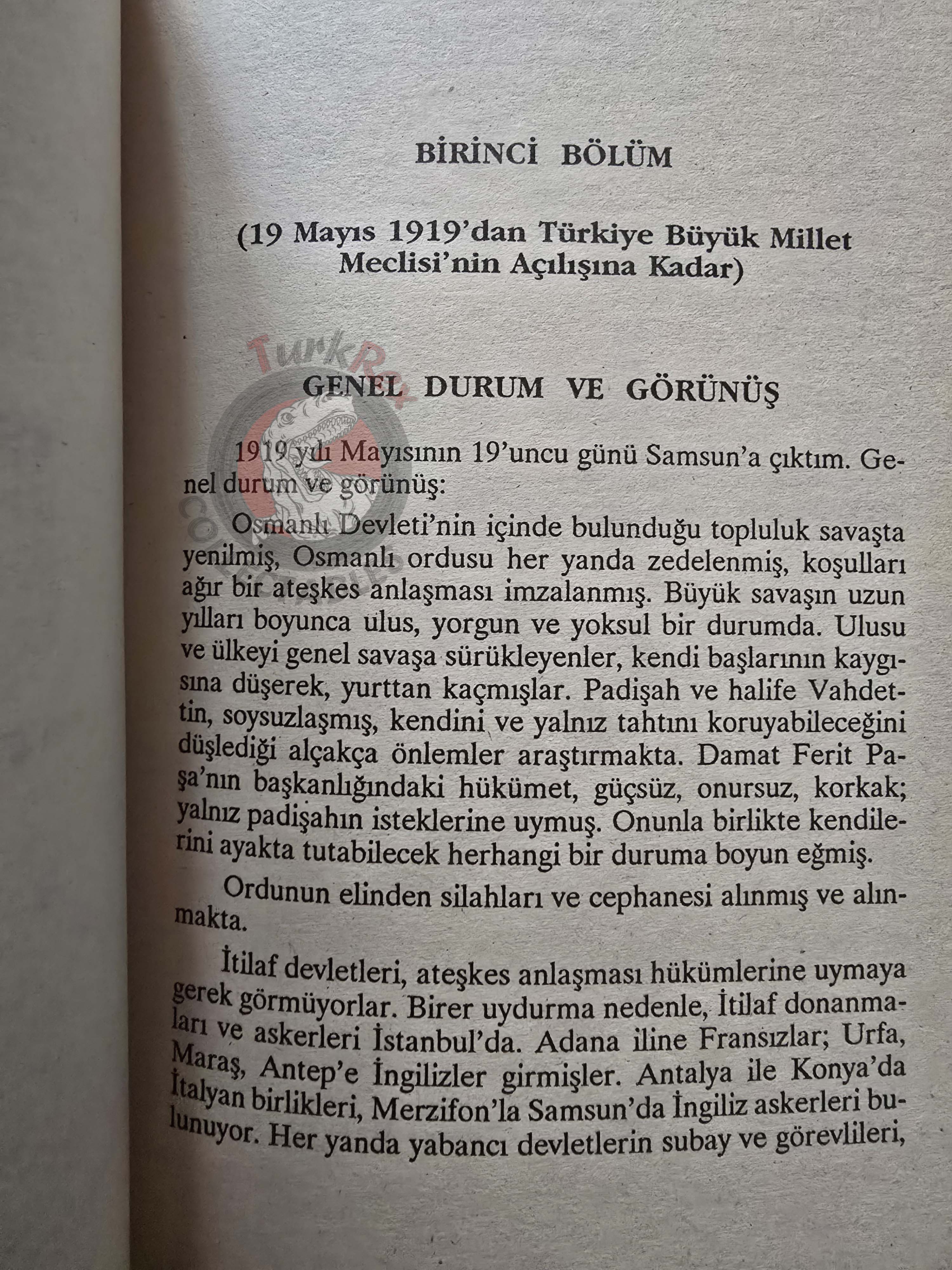 Mustafa Kemal Atatürk – Nutuk The Speech 1991 Turkish Book Turkey