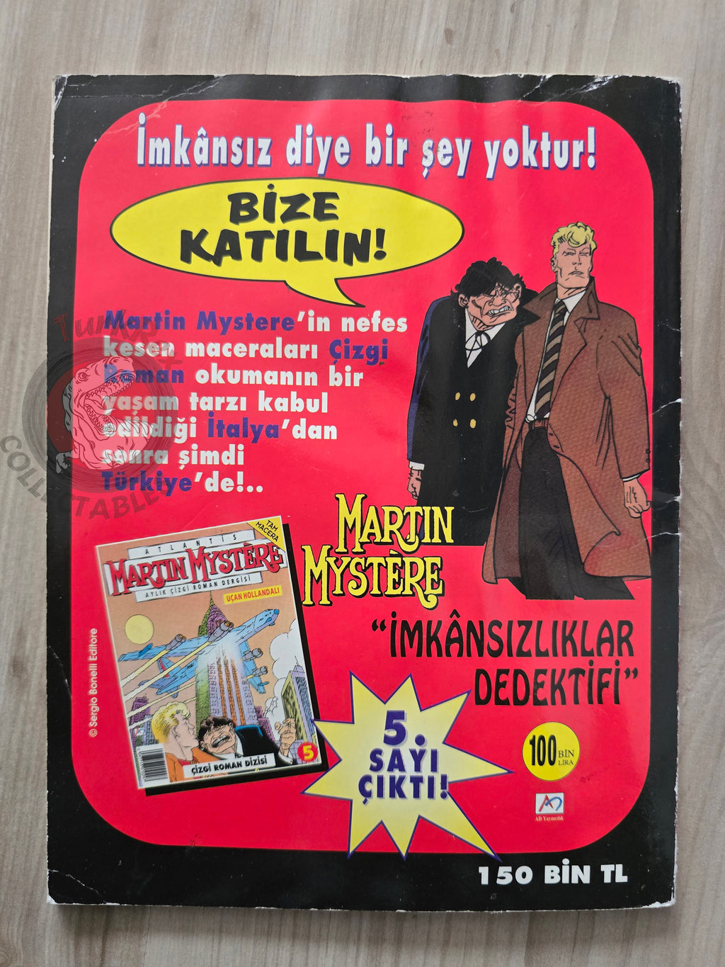 Dylan Dog #5 1997 Turkish Comic Turkey #6 La bellezza del Demonio