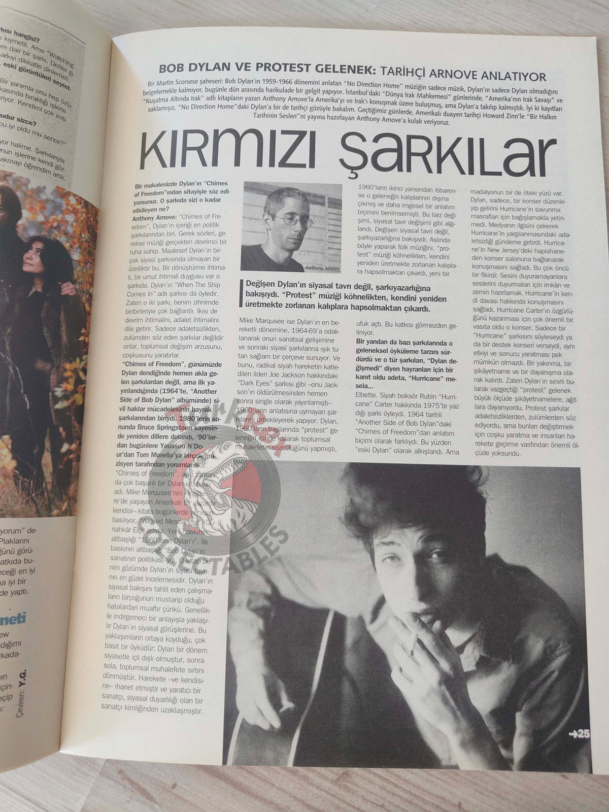 Roll 2005 John Lennon Turkish Mag Turkey The Beatles Van Morrison Green Day Bob Dylan