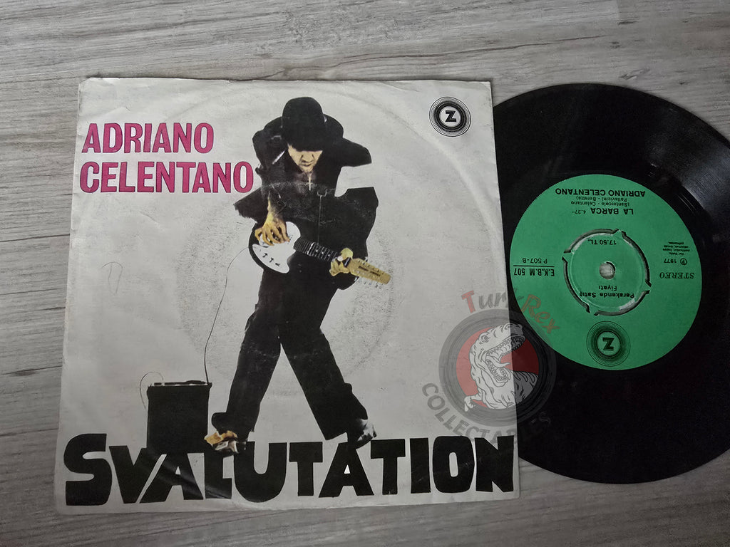 Adriano Celentano –  Svalutation 7" Turkish Pressing Vinyl Turkey Edition