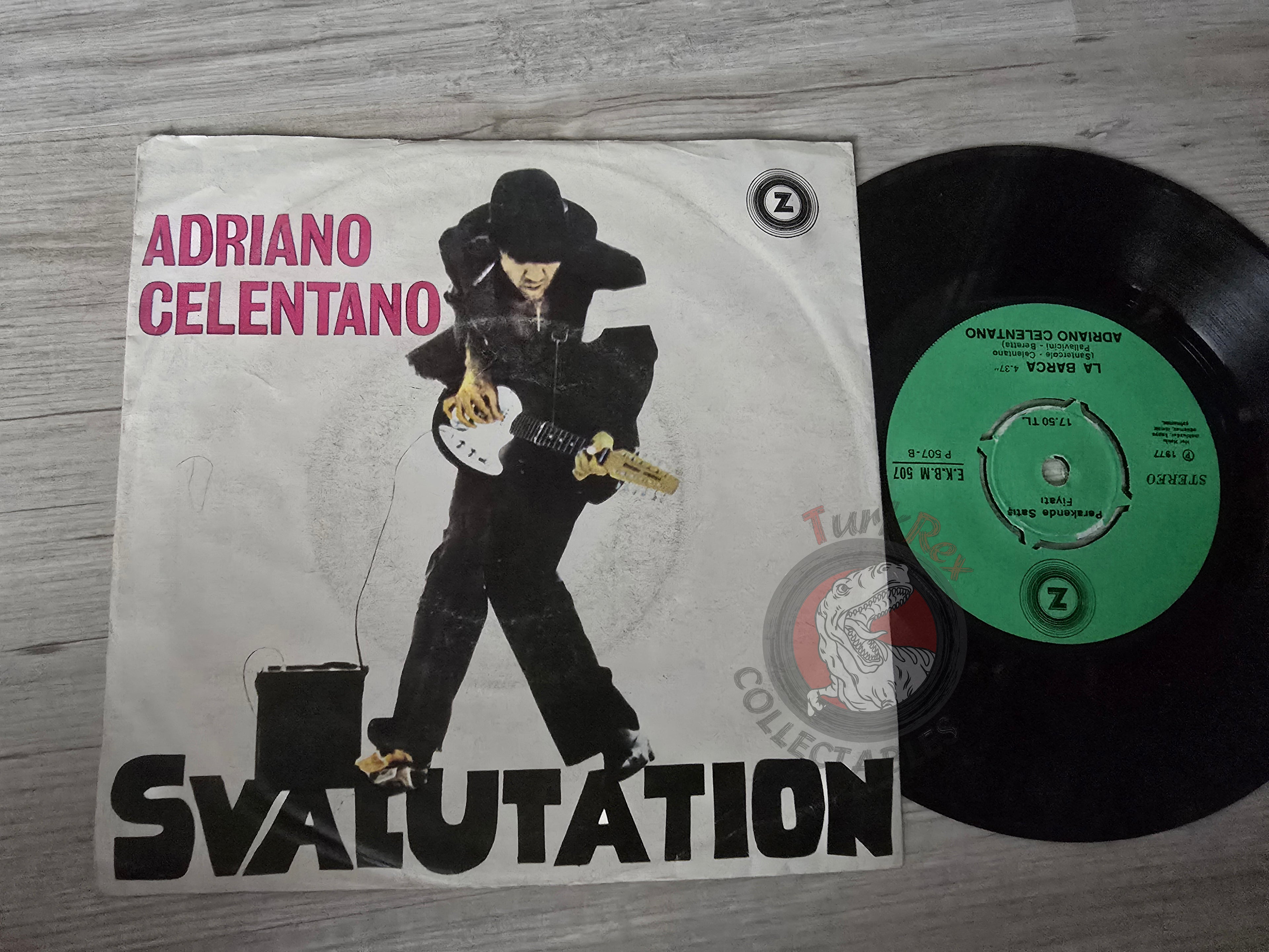Adriano Celentano –  Svalutation 7" Turkish Pressing Vinyl Turkey Edition
