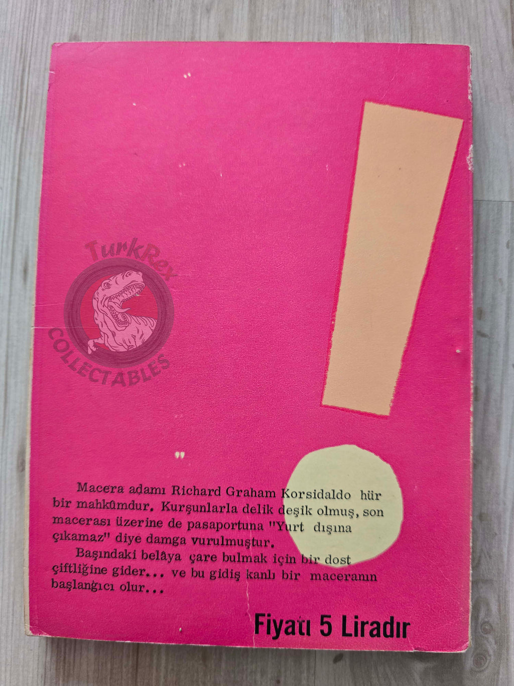 John Welcome – Wanted for Killing 1967 1st Turkish Book Turkey