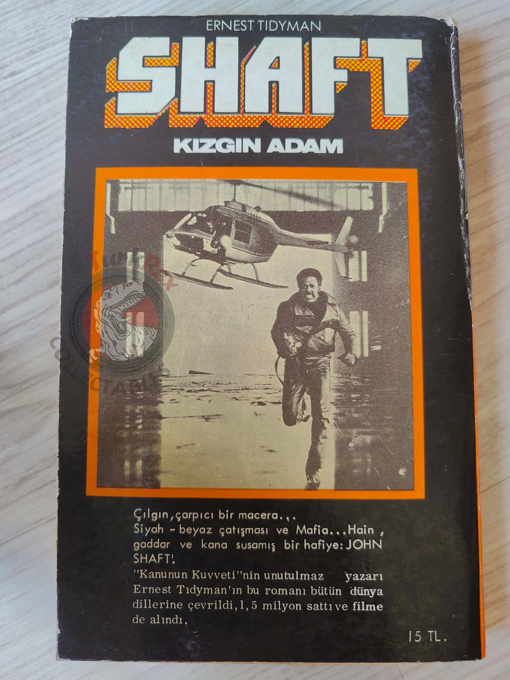 Ernest Tidyman – Shaft 1973 1st Turkish Book Turkey