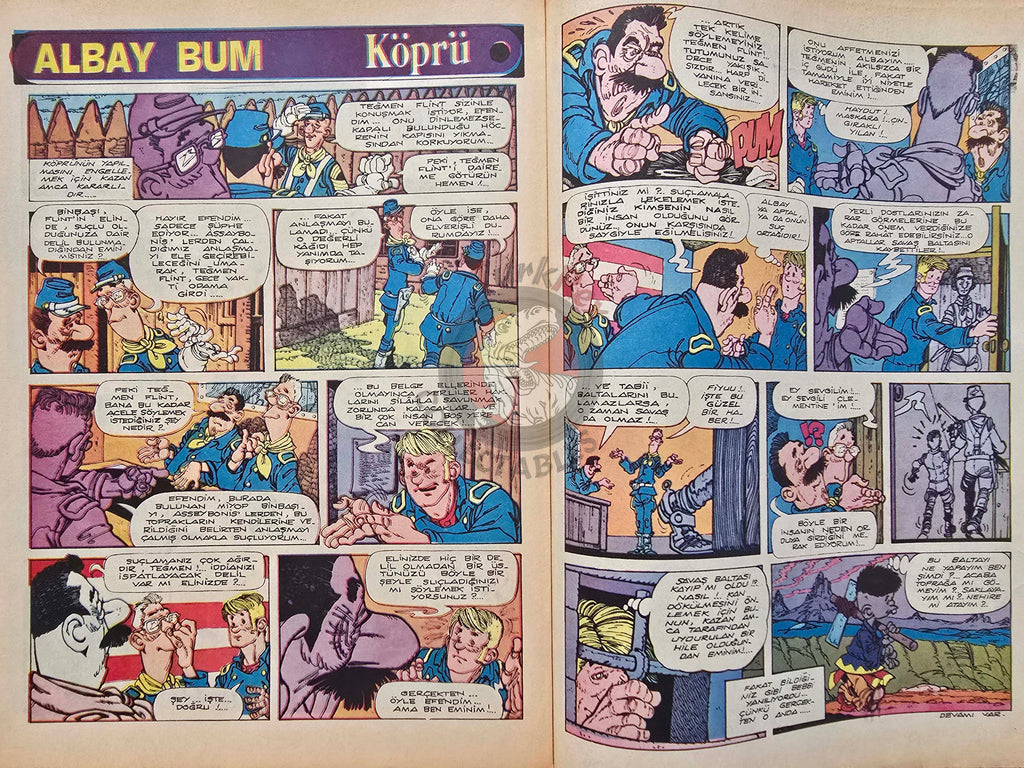 Milliyet Çocuk #11 1972 Turkish Comic Mag Turkey Tintin Jim Lacy Il Colonnello Caster’Bum