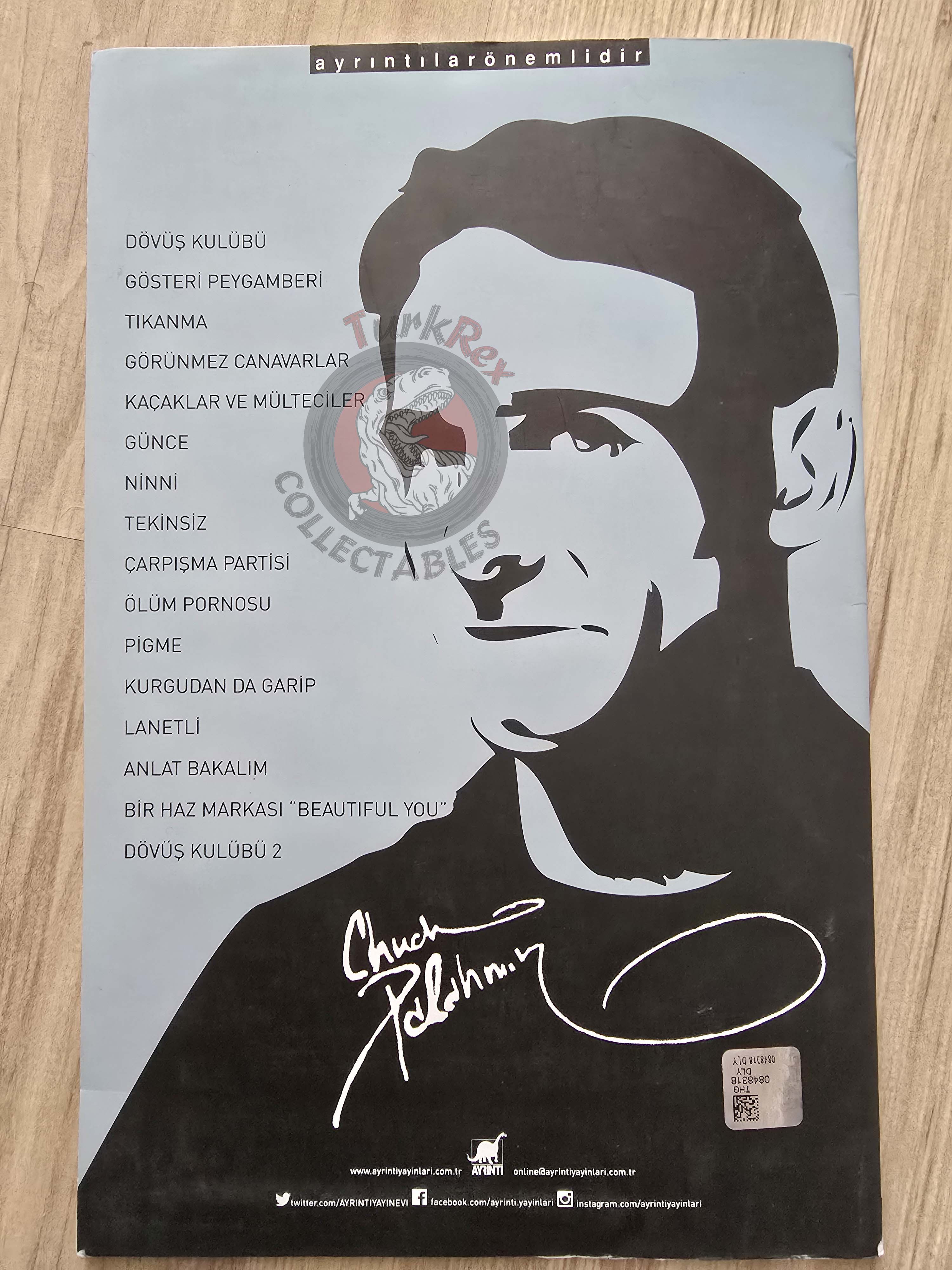 Fight Club 2 #1 Turkish Comic Turkey Chuck Palahniuk Dark Horse