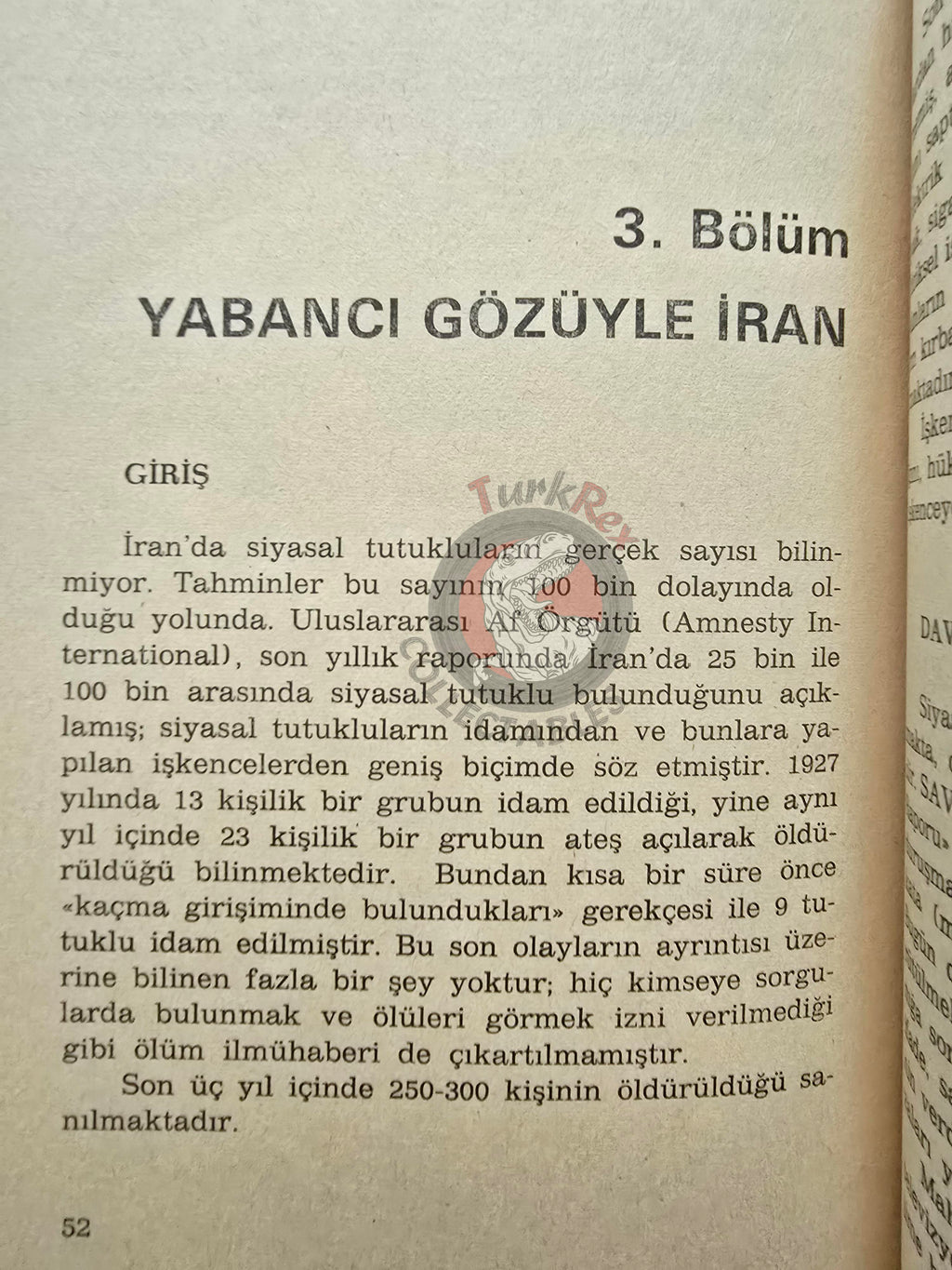 The Iran Report 1977 Turkish Book Mohammad Reza Pahlavi Persia Middle East