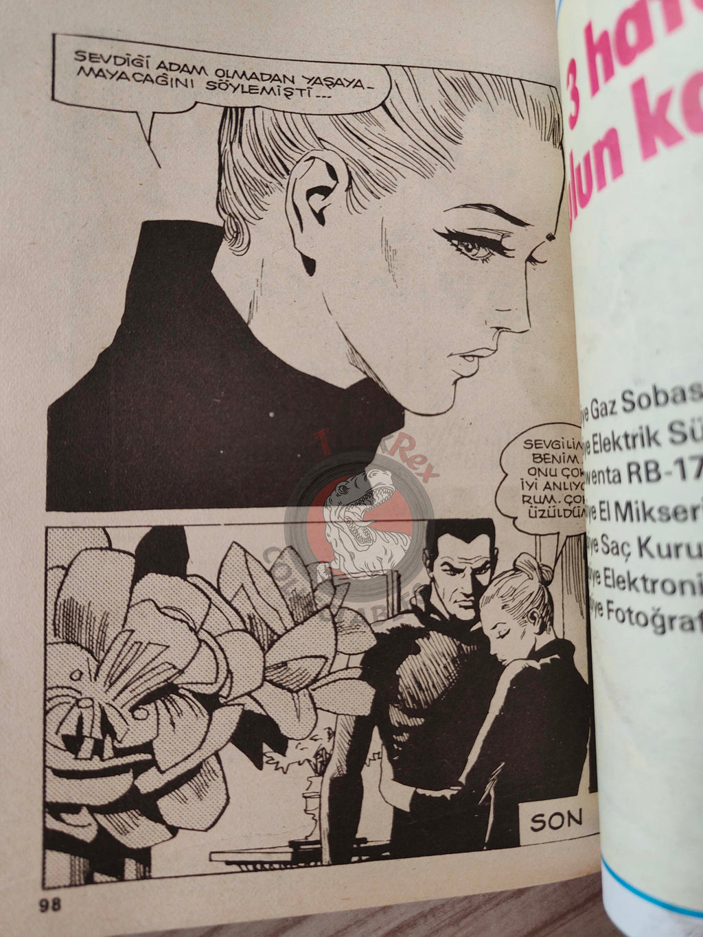 Diabolik #11 1980s Turkish Comic Turkey Angela Giussani
