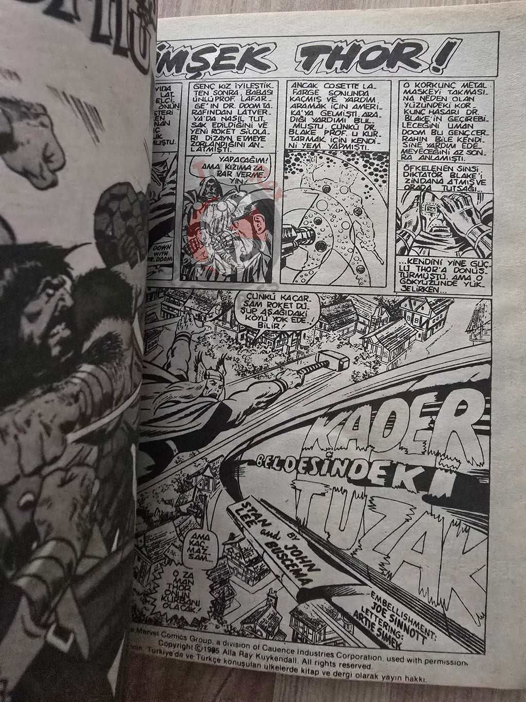 Thor Vol #6 1987 Turkish Comic Turkey The Mighty Thor #183–187 #217–219