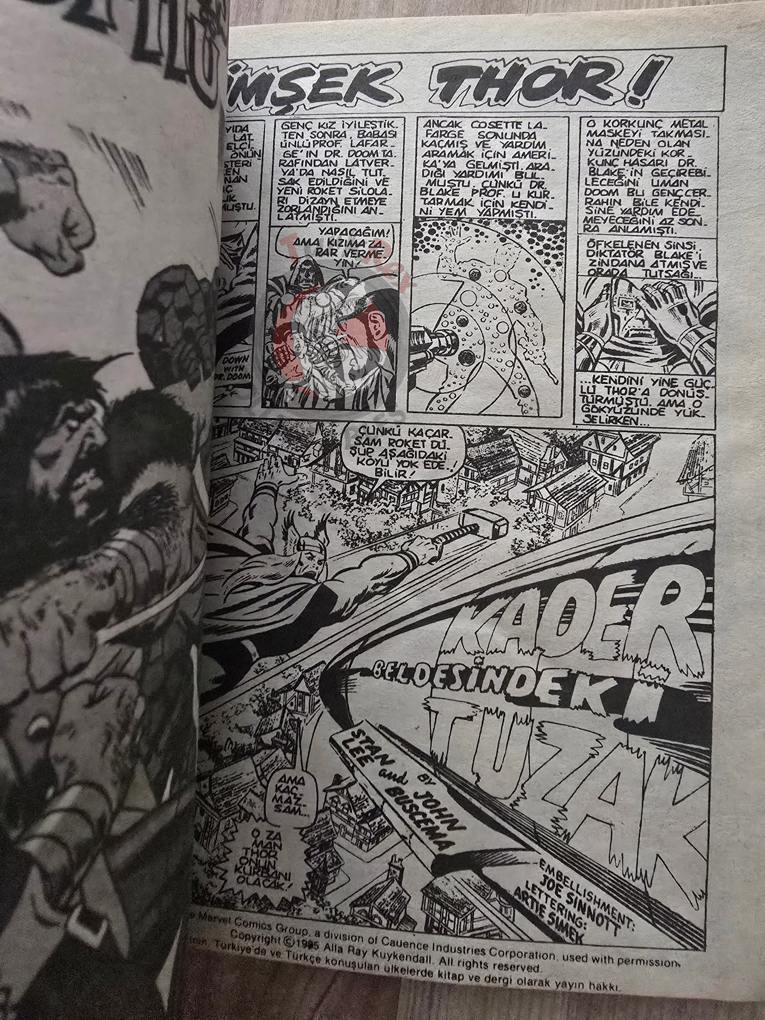 Thor Vol #6 1987 Turkish Comic Turkey The Mighty Thor #183–187 #217–219