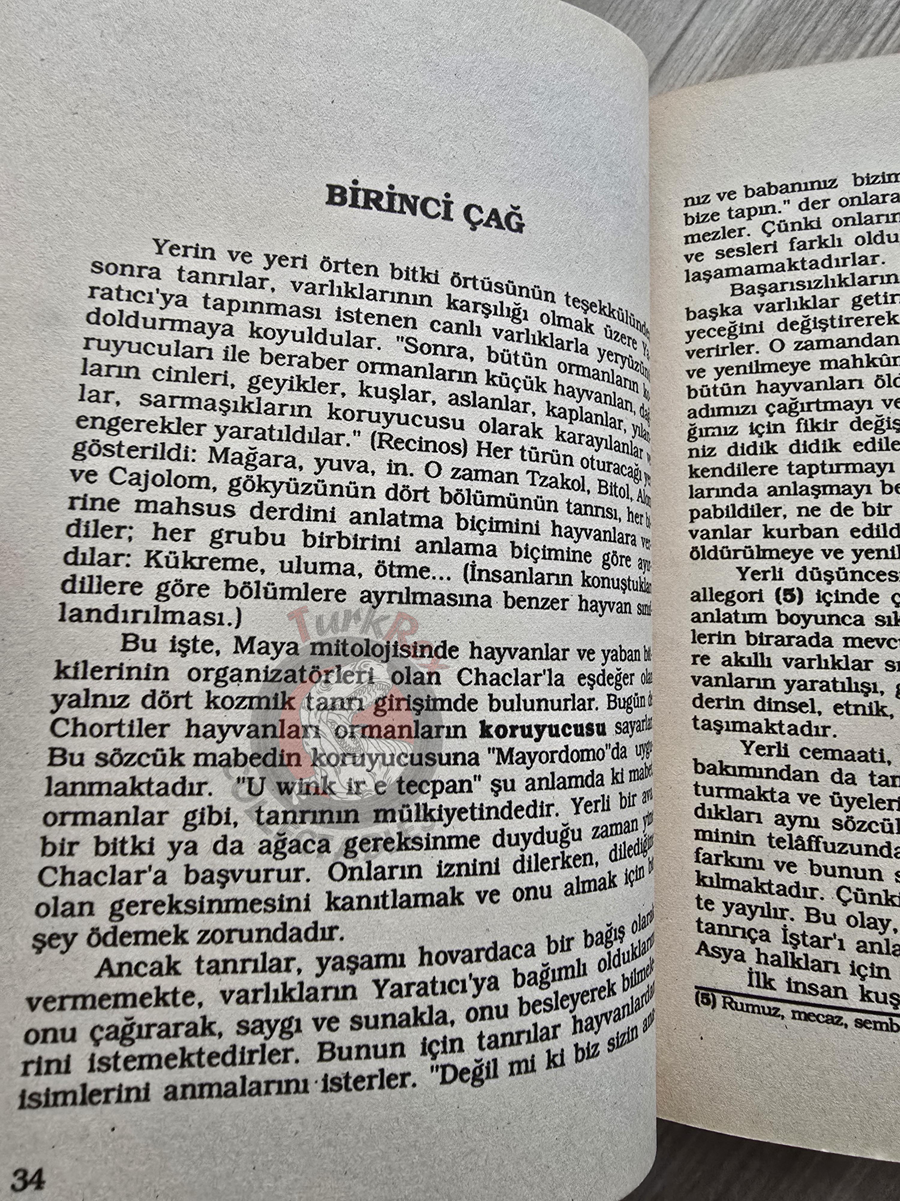 Popol Vuh 1991 Turkish Book Turkey The Sacred Book of the Maya