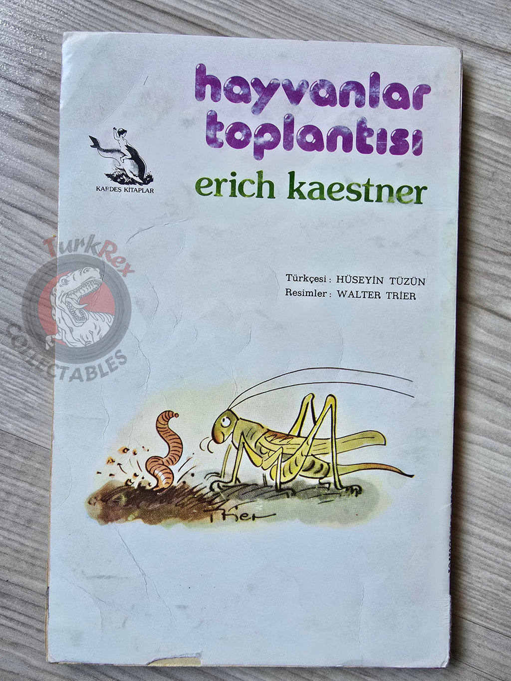 Erich Kästner – Die Konferenz der Tiere 1982 Turkish Book Turkey Illustrated