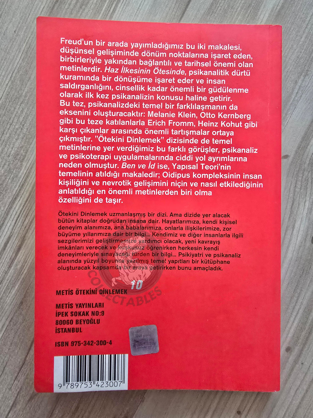 Sigmund Freud – Beyond the Pleasure Principle 2001 Turkish Book Turkey
