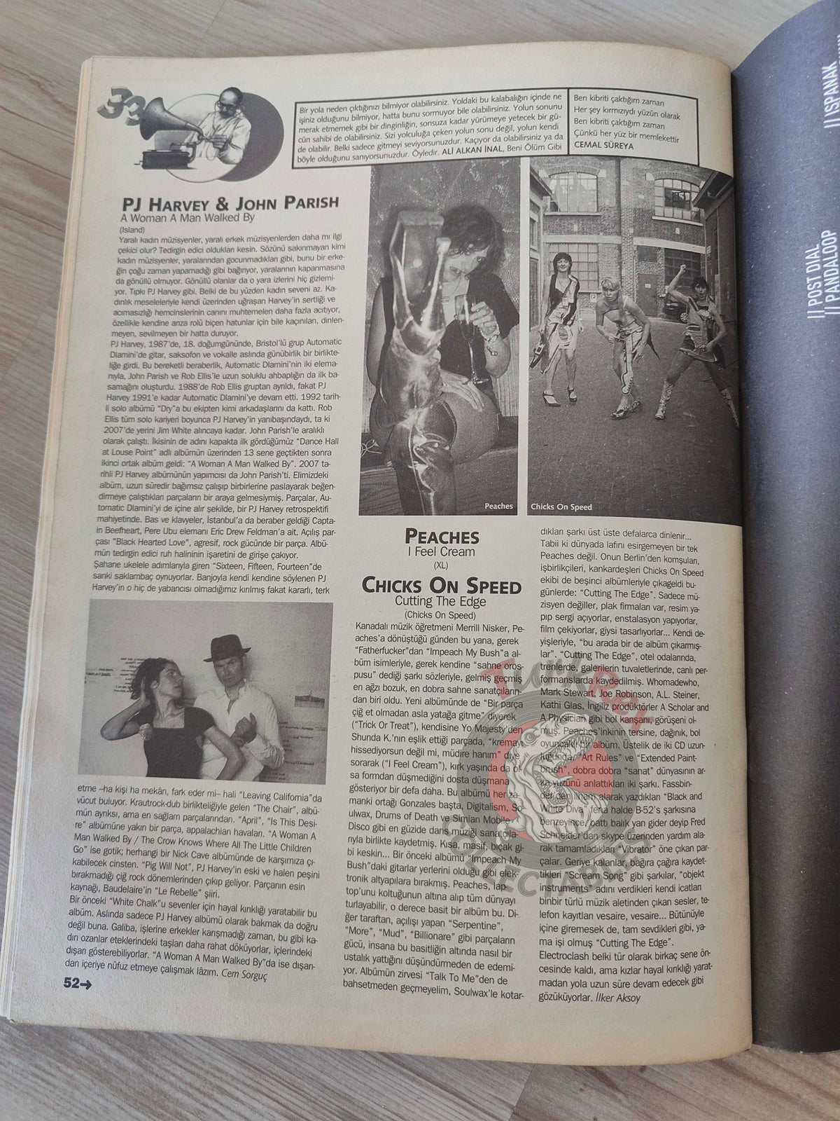 Roll 2009 Iggy Pop Turkish Mag Turkey Joe Jackson PJ Harvey The Dead Weather Proudpilot