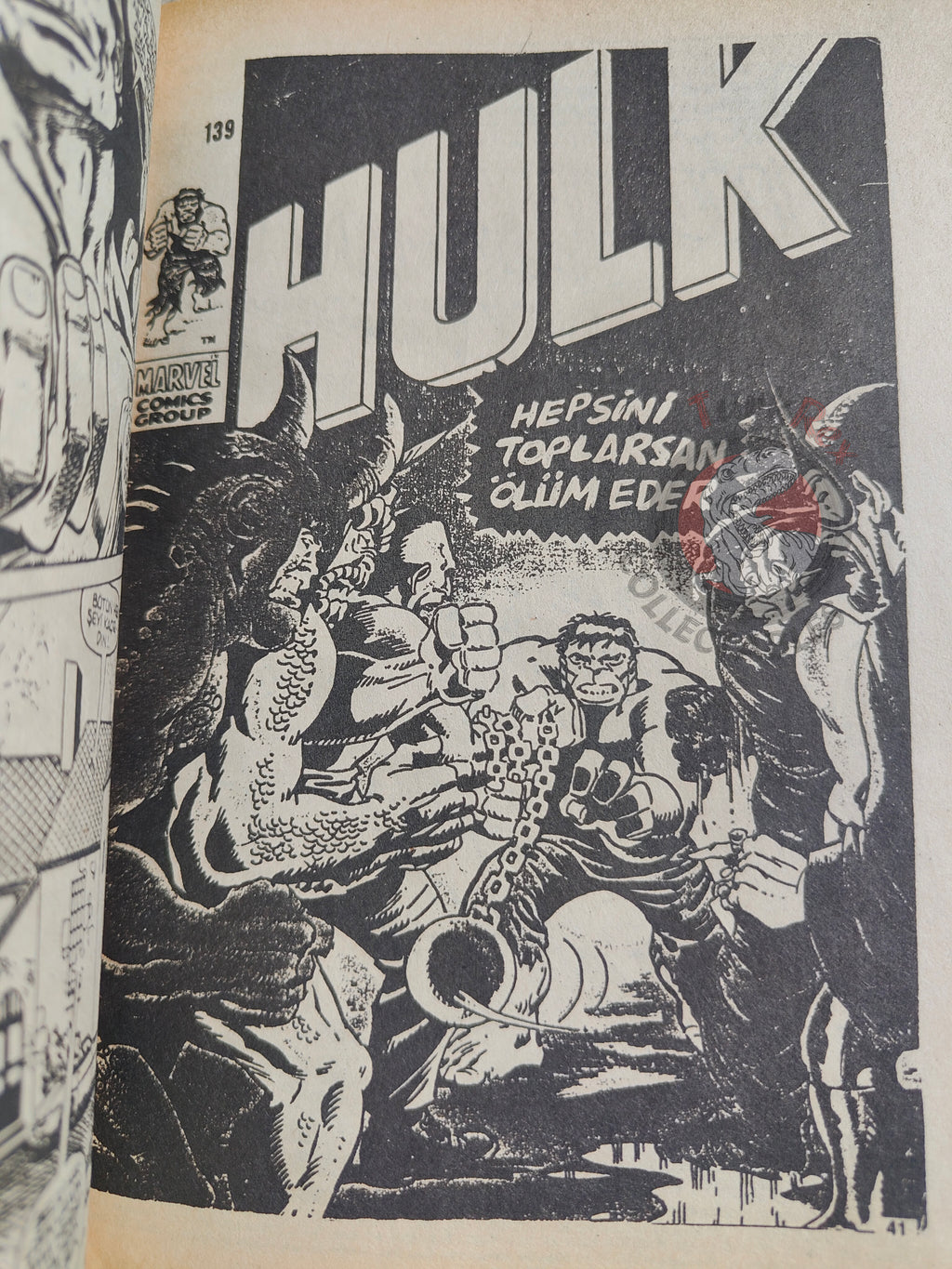 Hulk #12 1988 Turkish Comic Turkey cover #12 #139