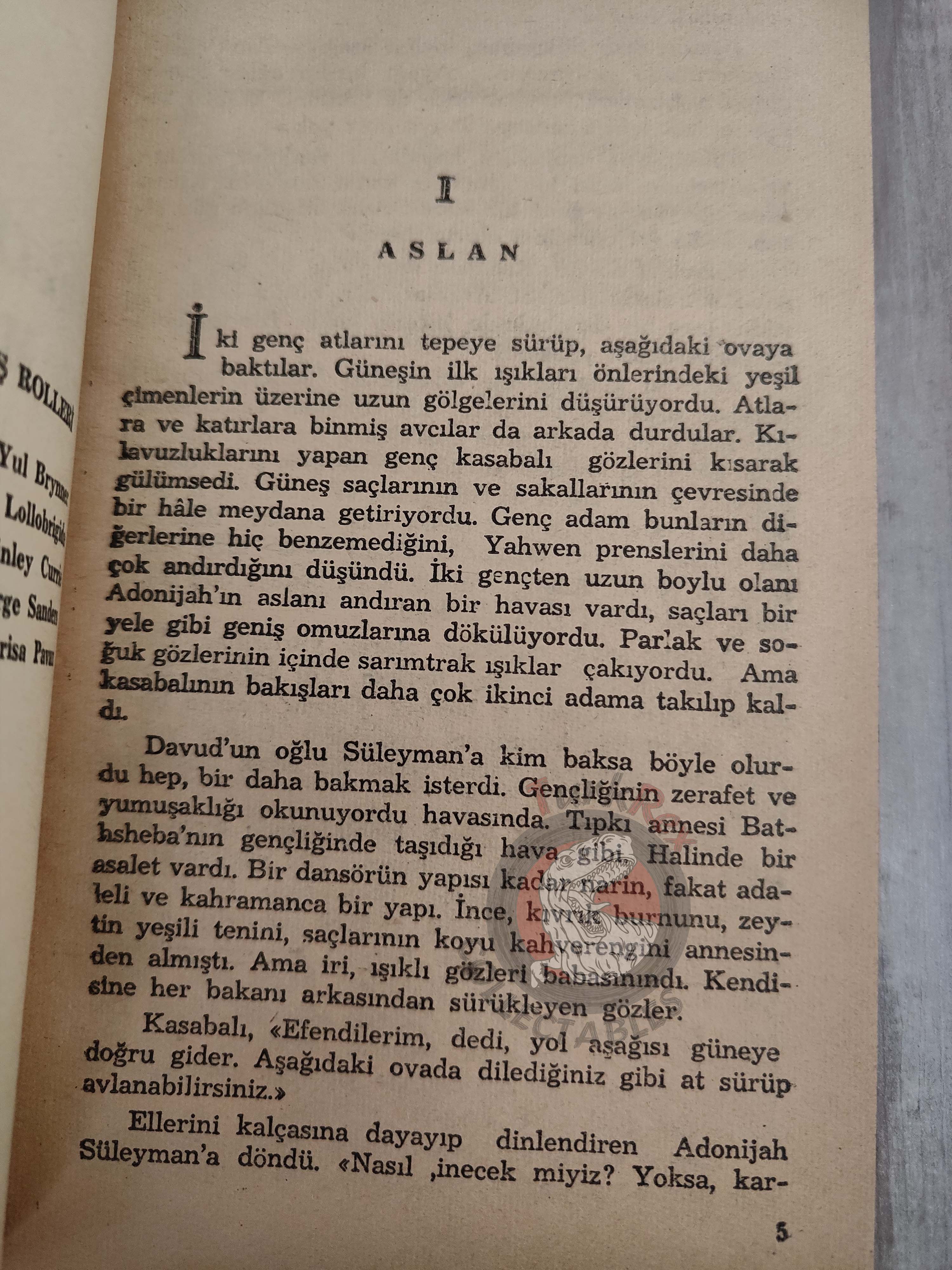 Jay Williams – Solomon and Sheba 1961 1st Turkish Book Turkey