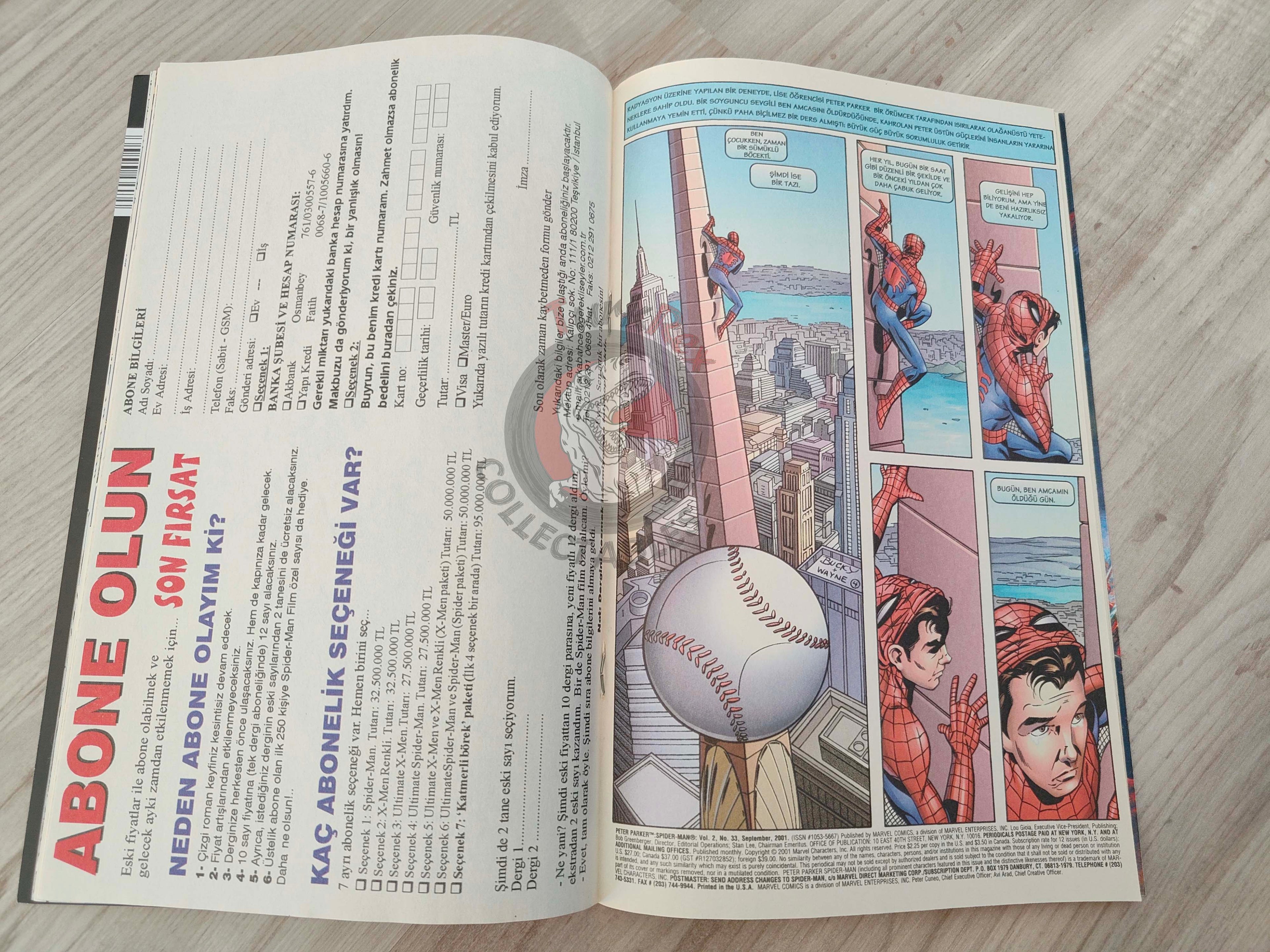 Spider-Man #4 2002 Turkish Comic Turkey The Amazing #33 Peter Parker #33
