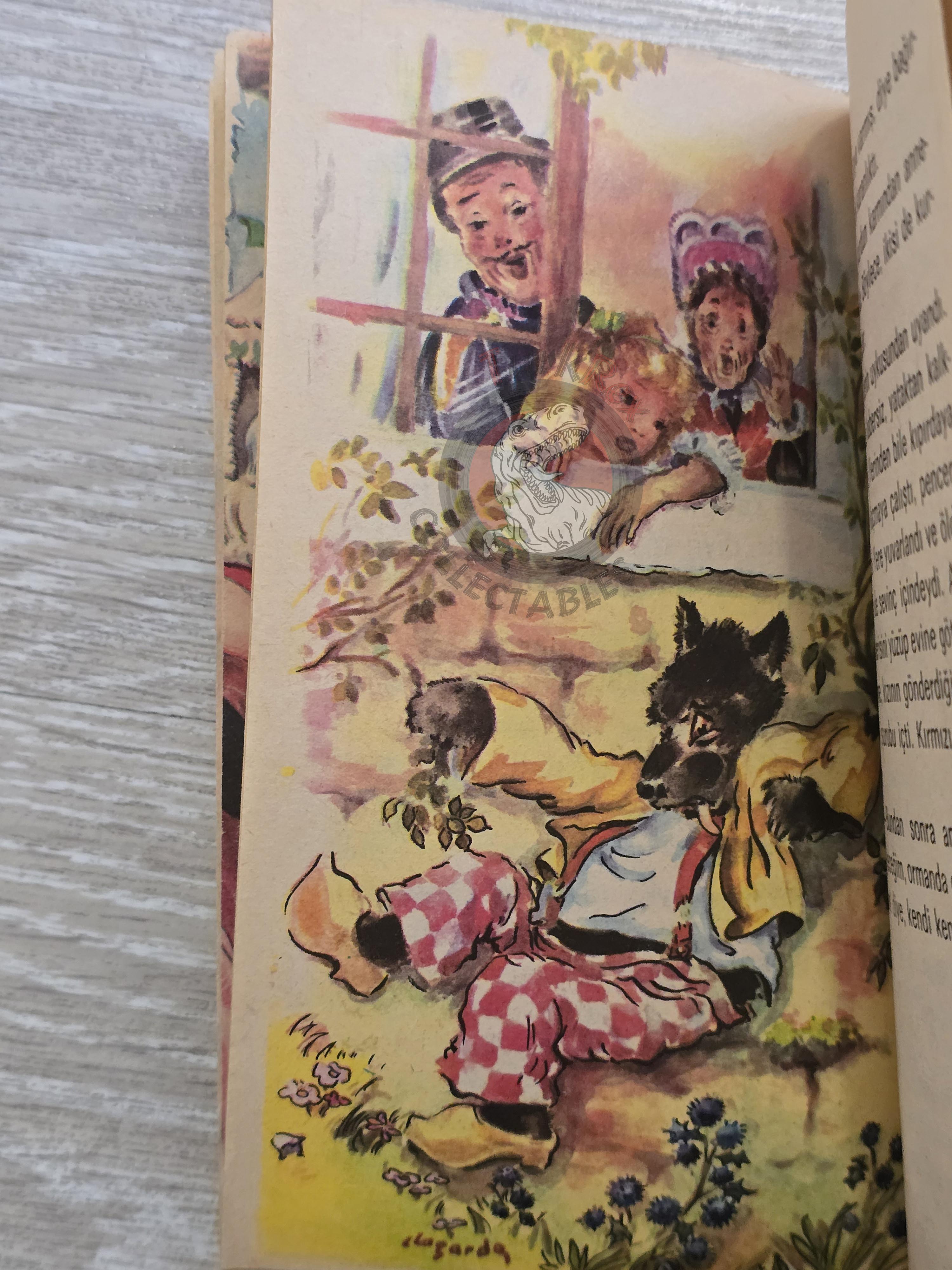 Little Red Riding Hood  – Charles Perrault 1983 Turkish Book Turkey Illustrated Snow White
