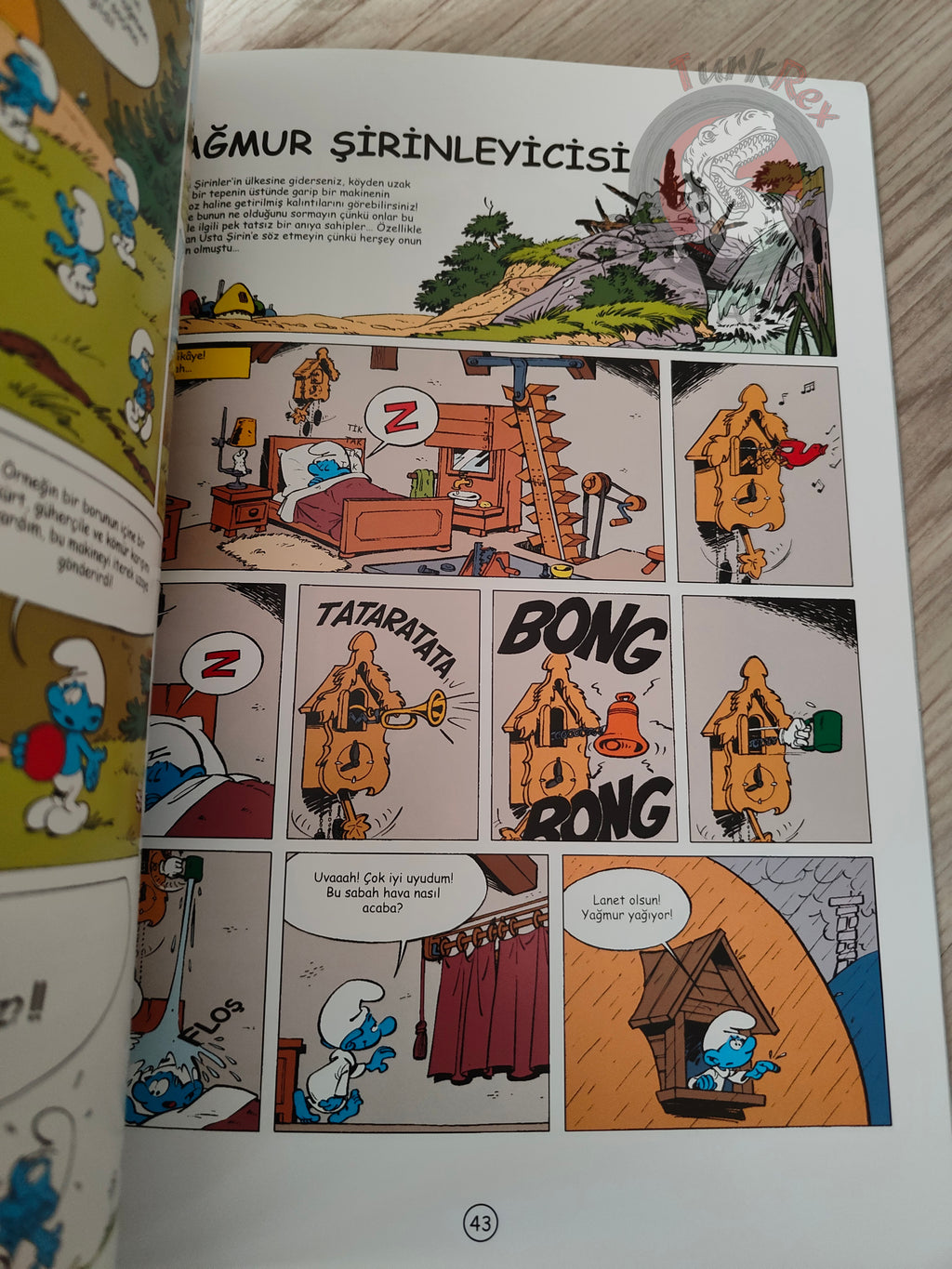 The Smurfs #6 The Astrosmurf 2013 Turkish Comic Turkey Schtroumpf