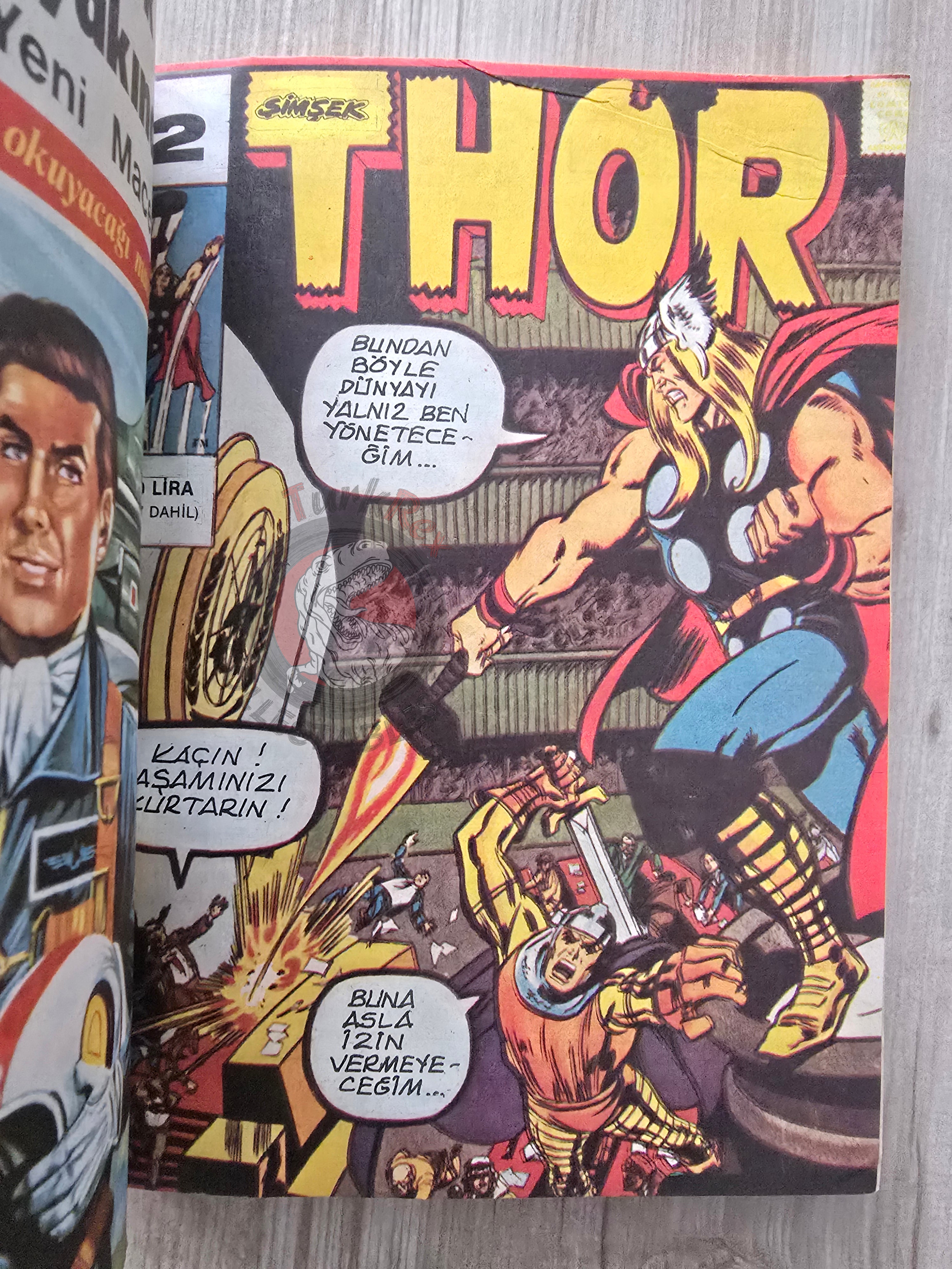 Thor Vol #1 1987 Turkish Comic Turkey The Mighty Thor #178–187 cover #183