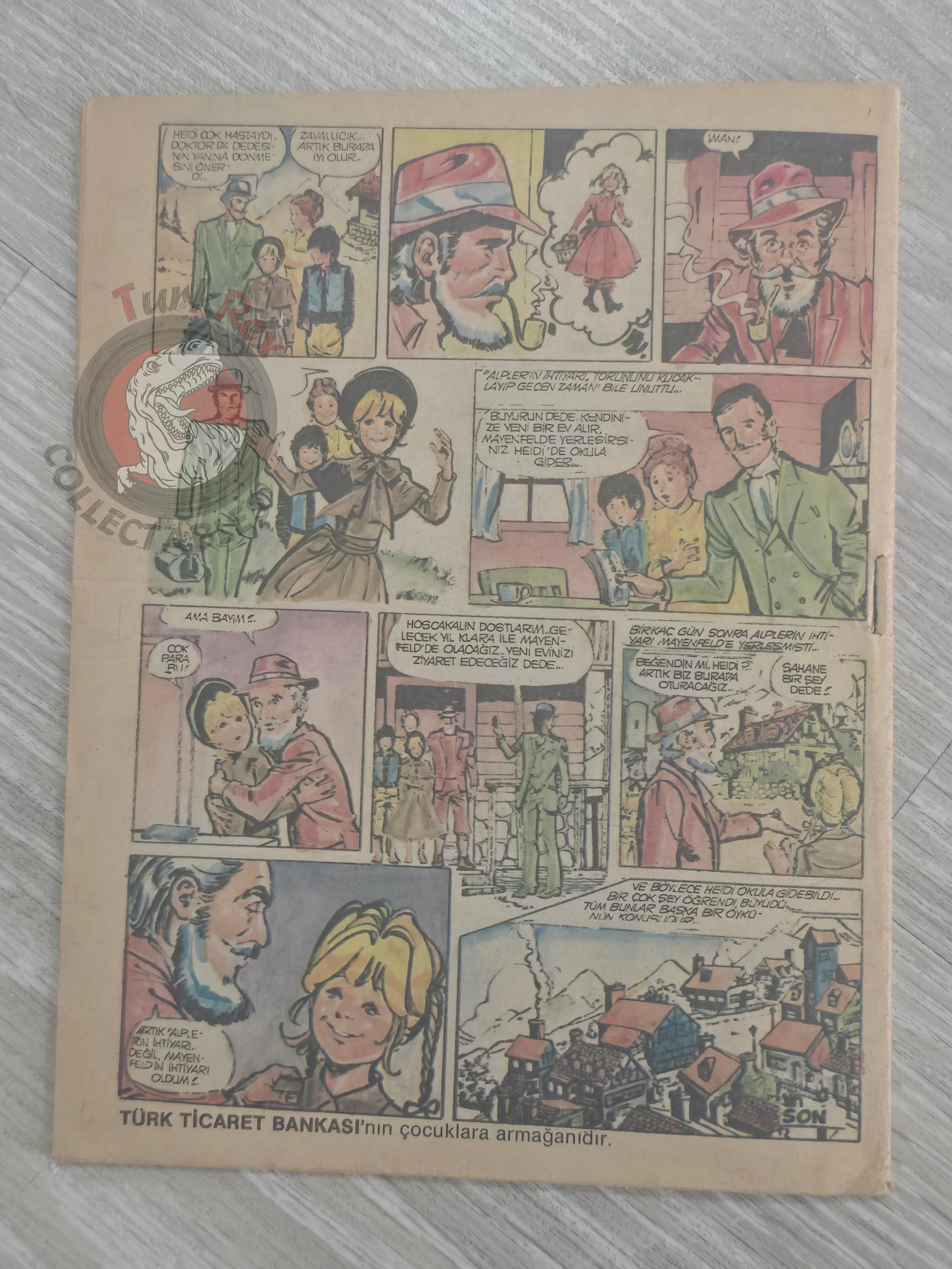 Heidi – Johanna Spyri Turkish Comic Turkey Grandes Aventuras