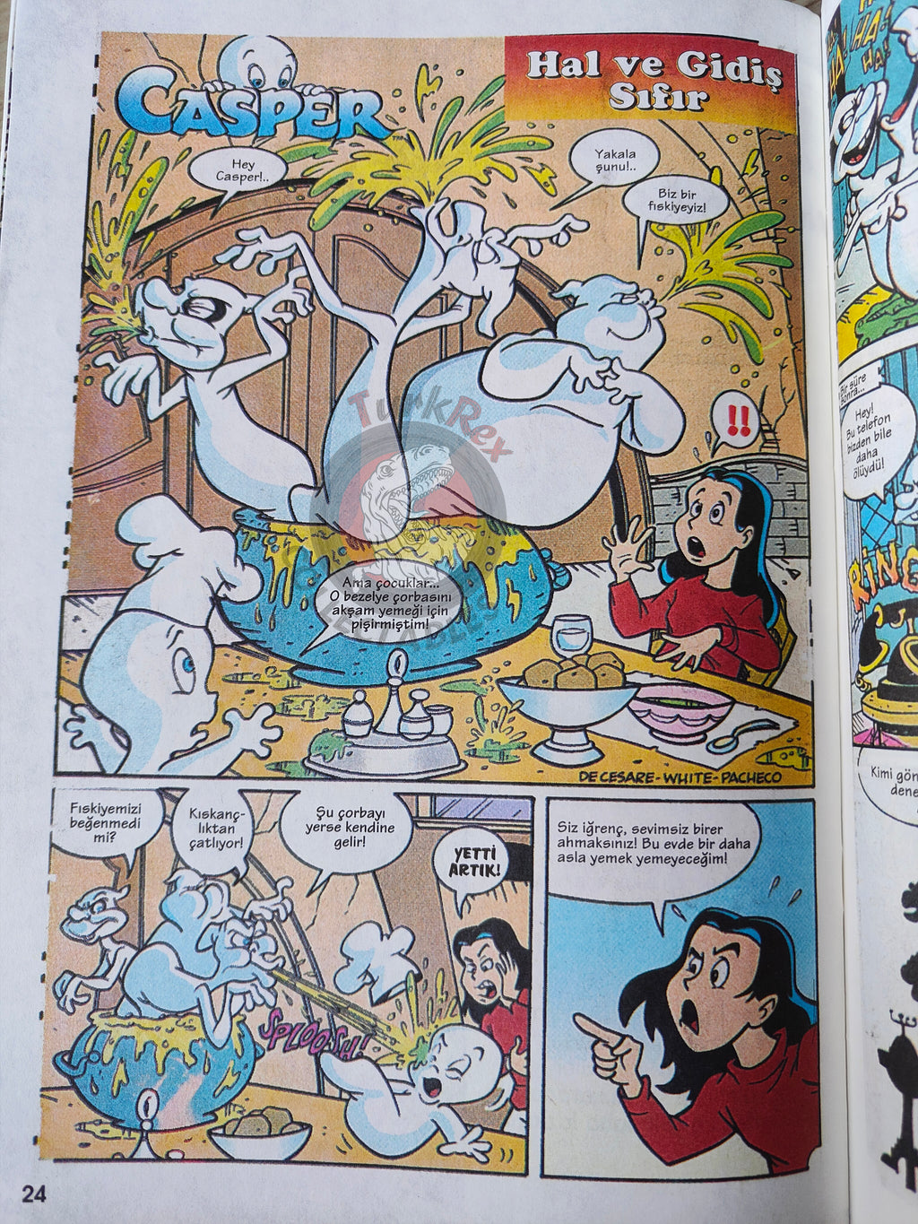 Casper the Friendly Ghost – Issue #2 1996 Turkish Comic Turkey