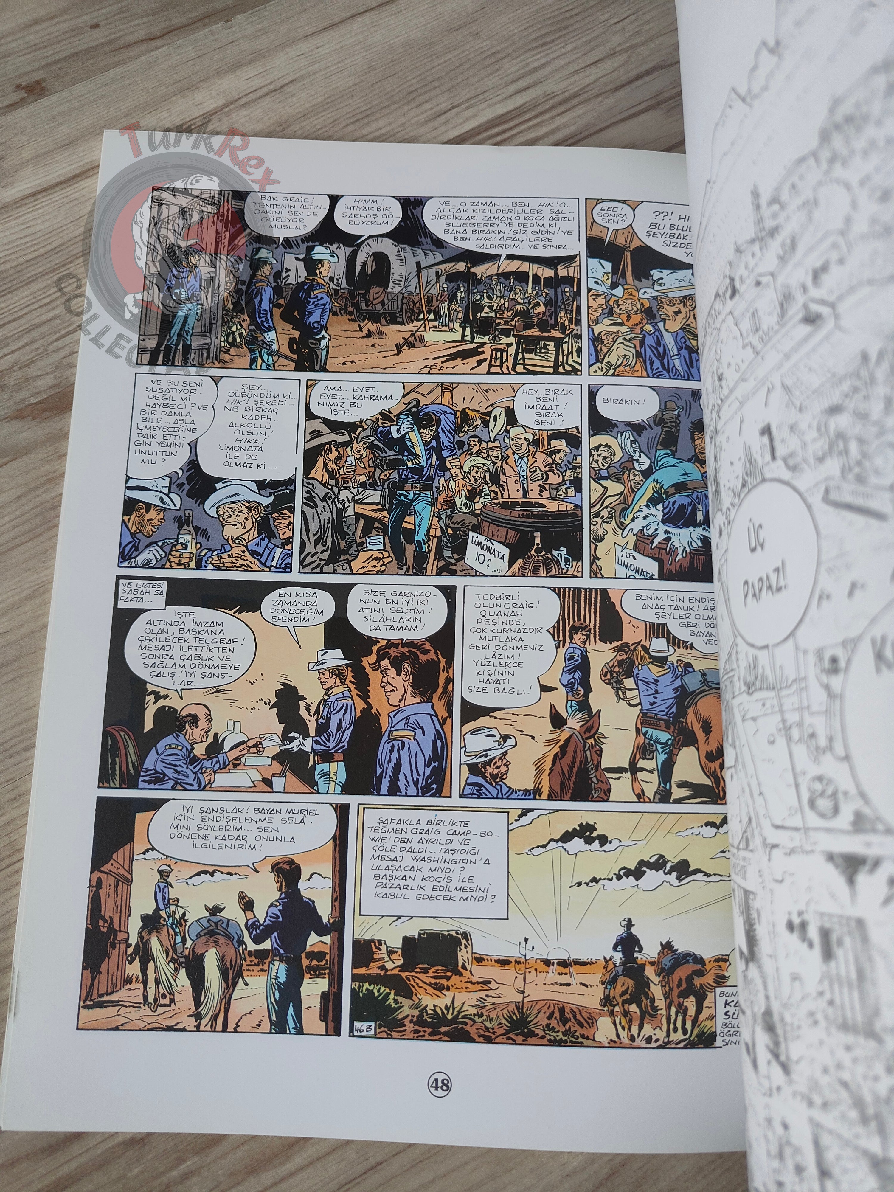 Blueberry #3 – Lone Eagle 2003 1st Edition Turkish Comic Turkey