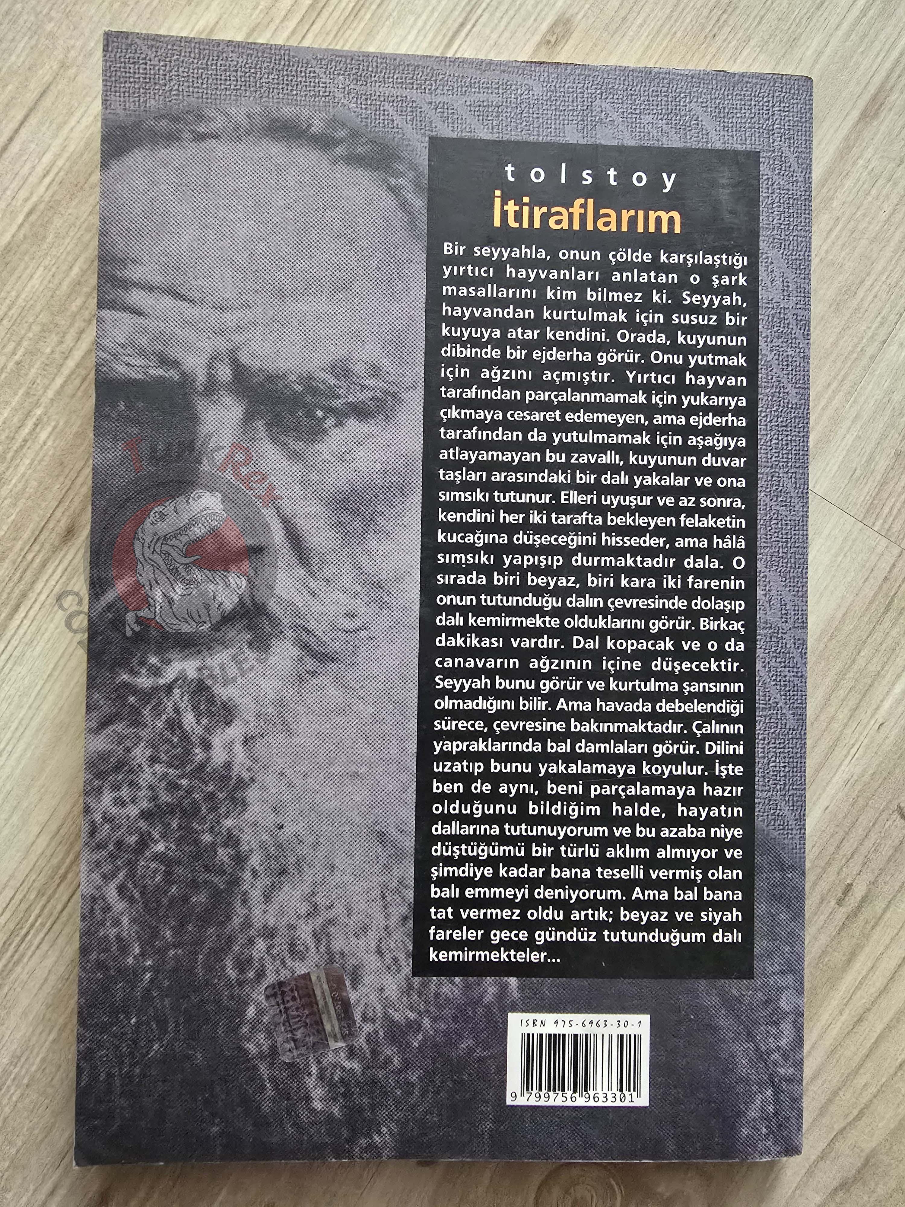 Leo Tolstoy – A Confession 2005 Turkish Book Turkey
