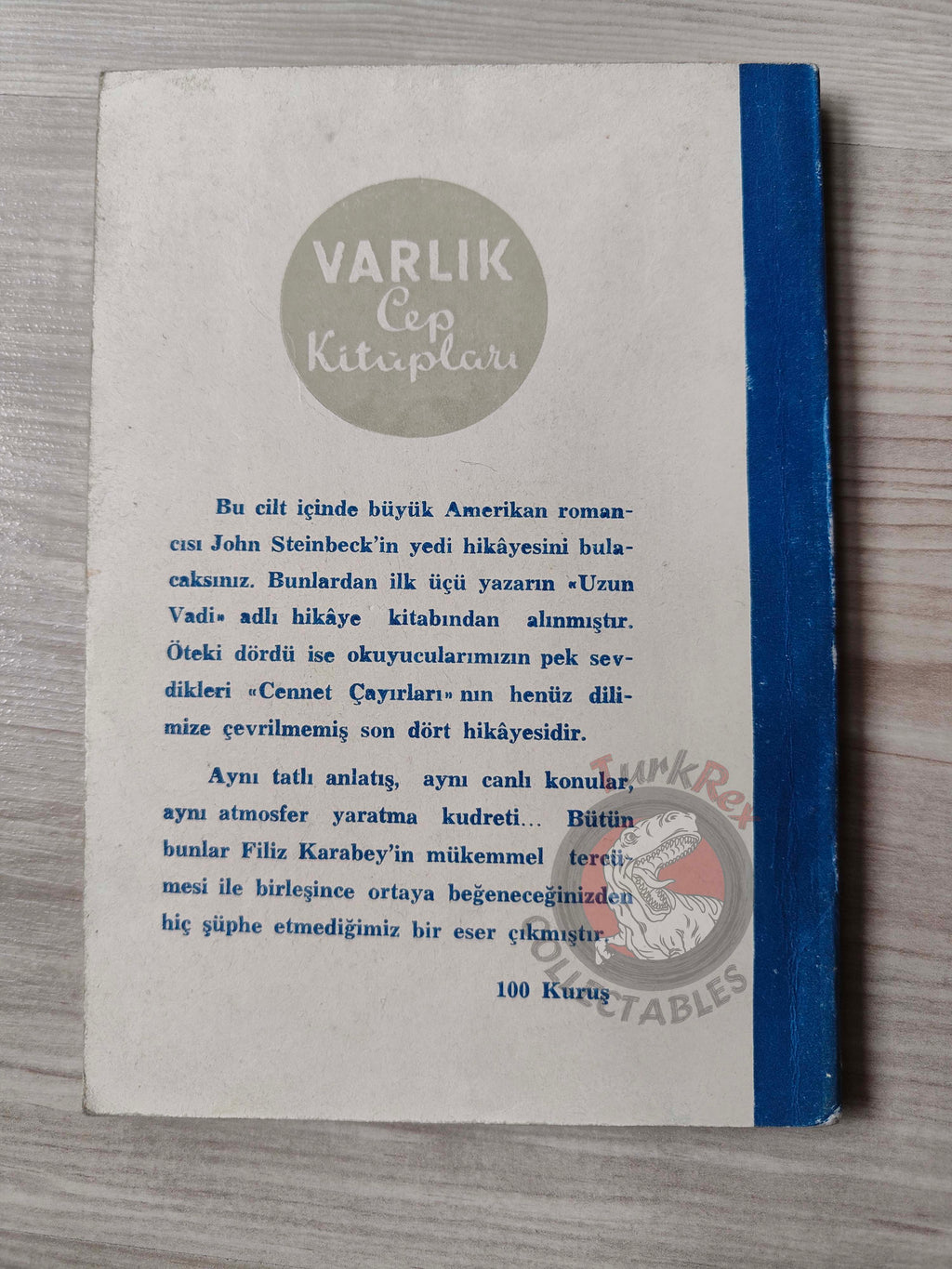 John Steinbeck – The Long Valley 1954 1st Turkish Book Turkey