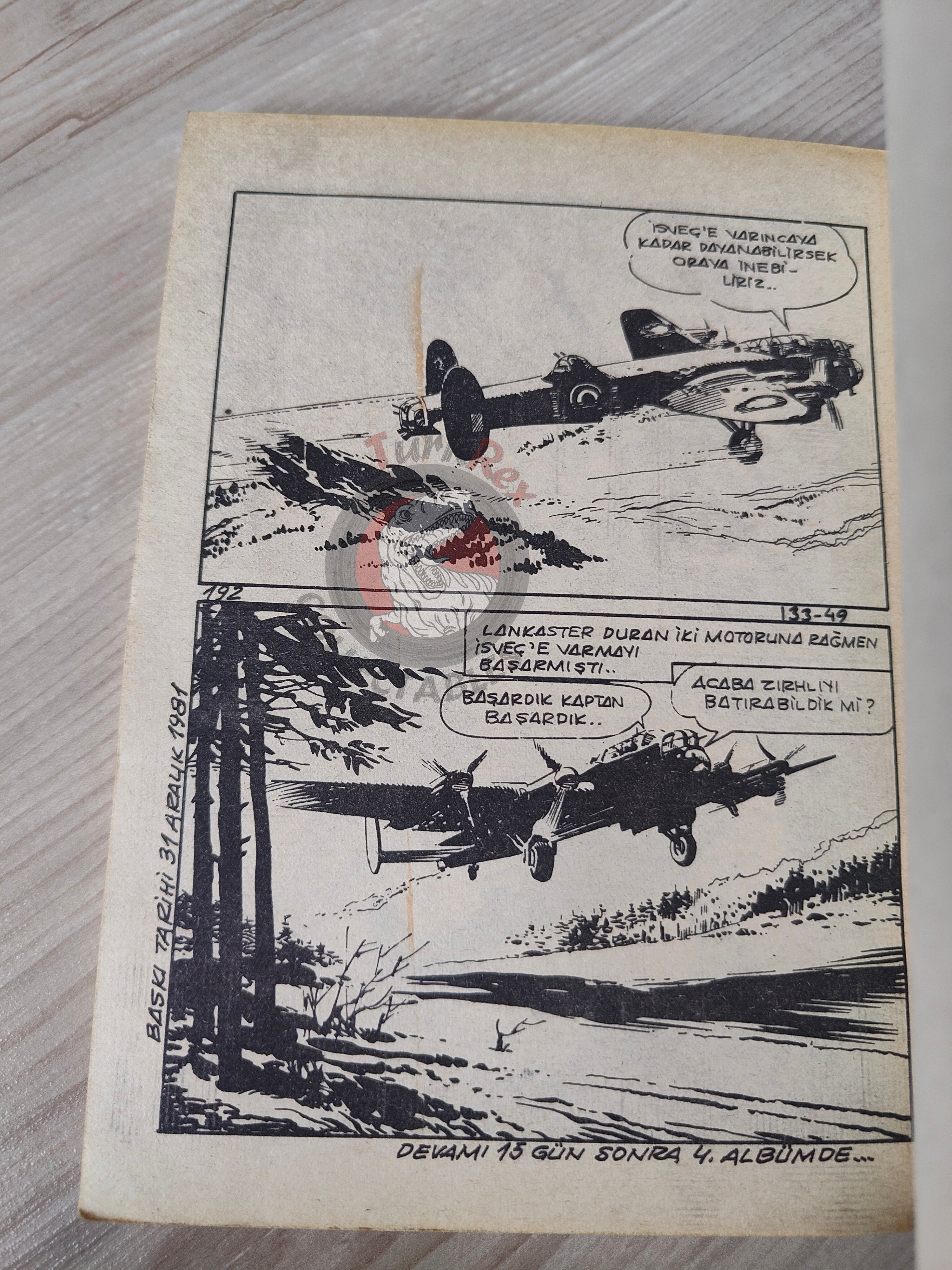 War Picture Library Special #3 1981 Blackhawk Turkish Comic Turkey WW2 stories