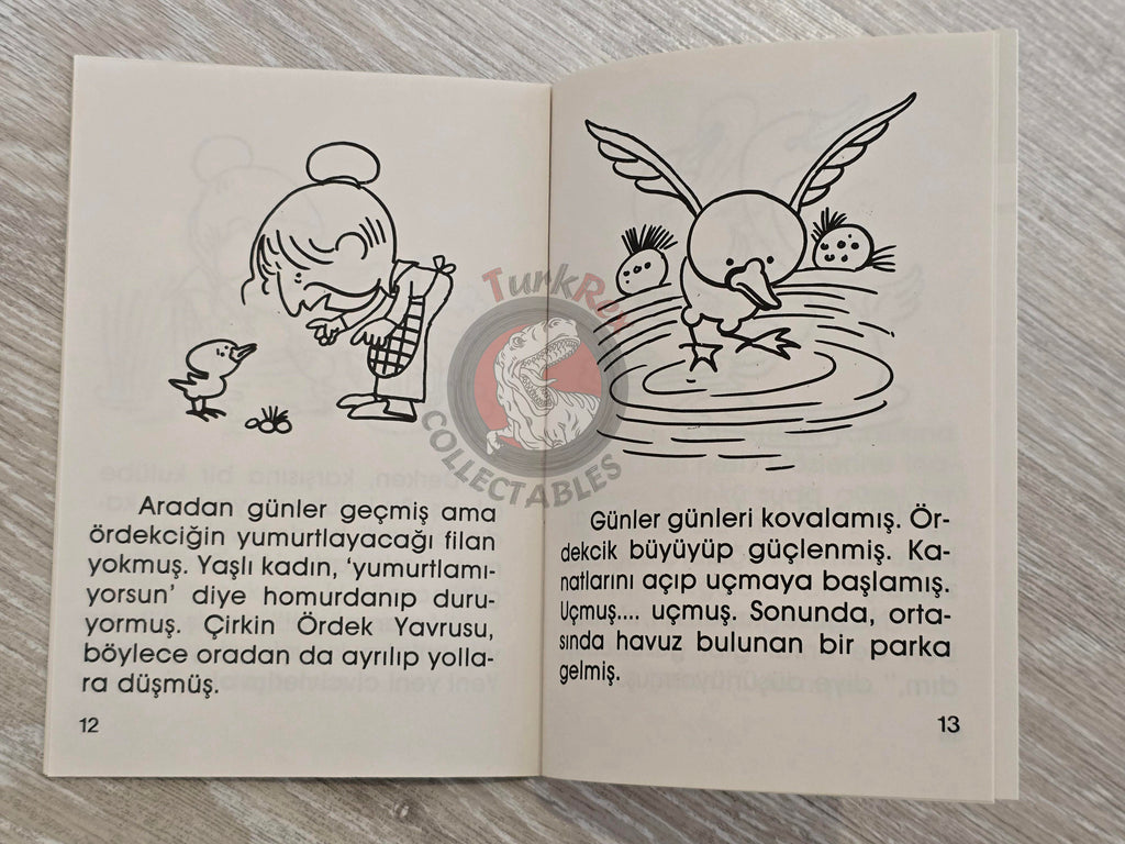 Hans Christian Andersen –  The Ugly Duckling 1994 Turkish Book Turkey Illustrated